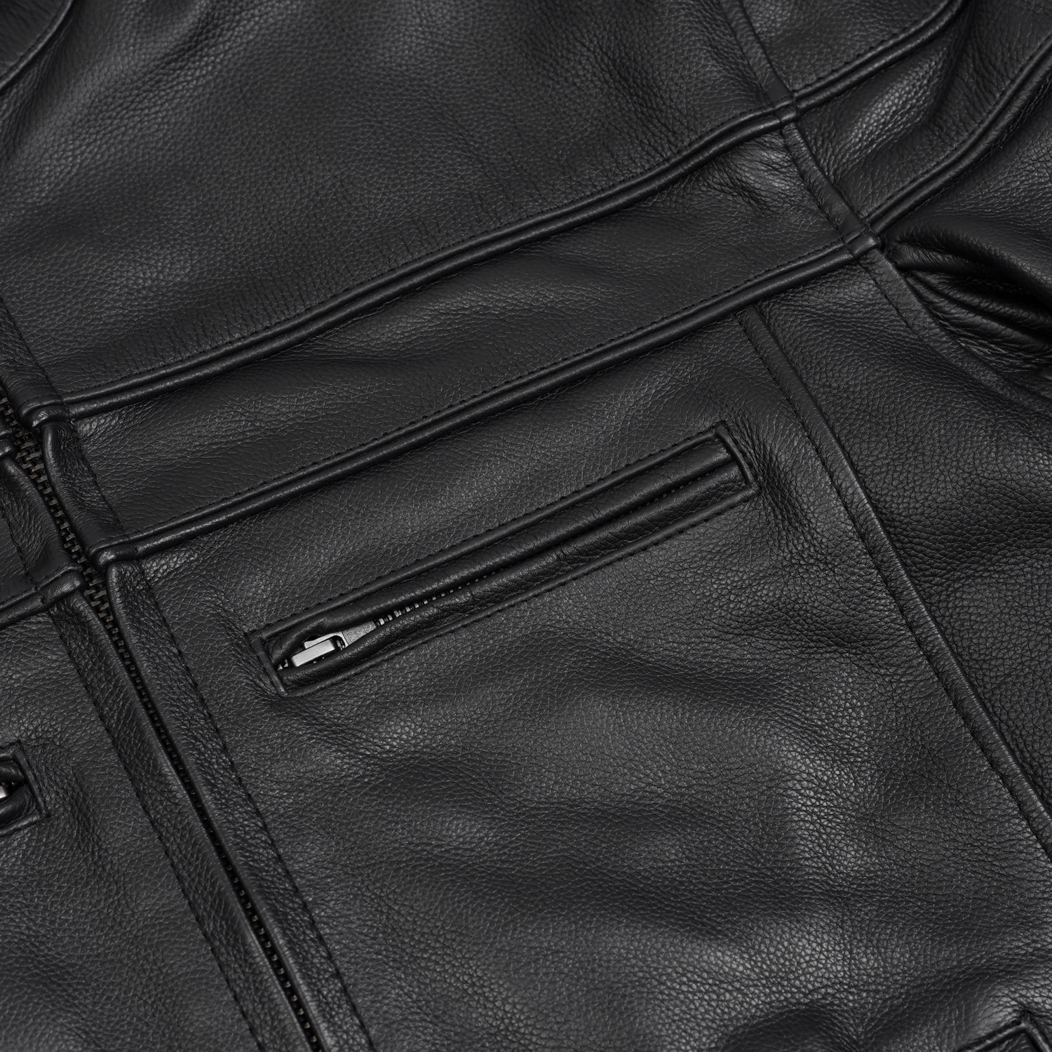 Vigilant - Men's Leather Motorcycle Jacket