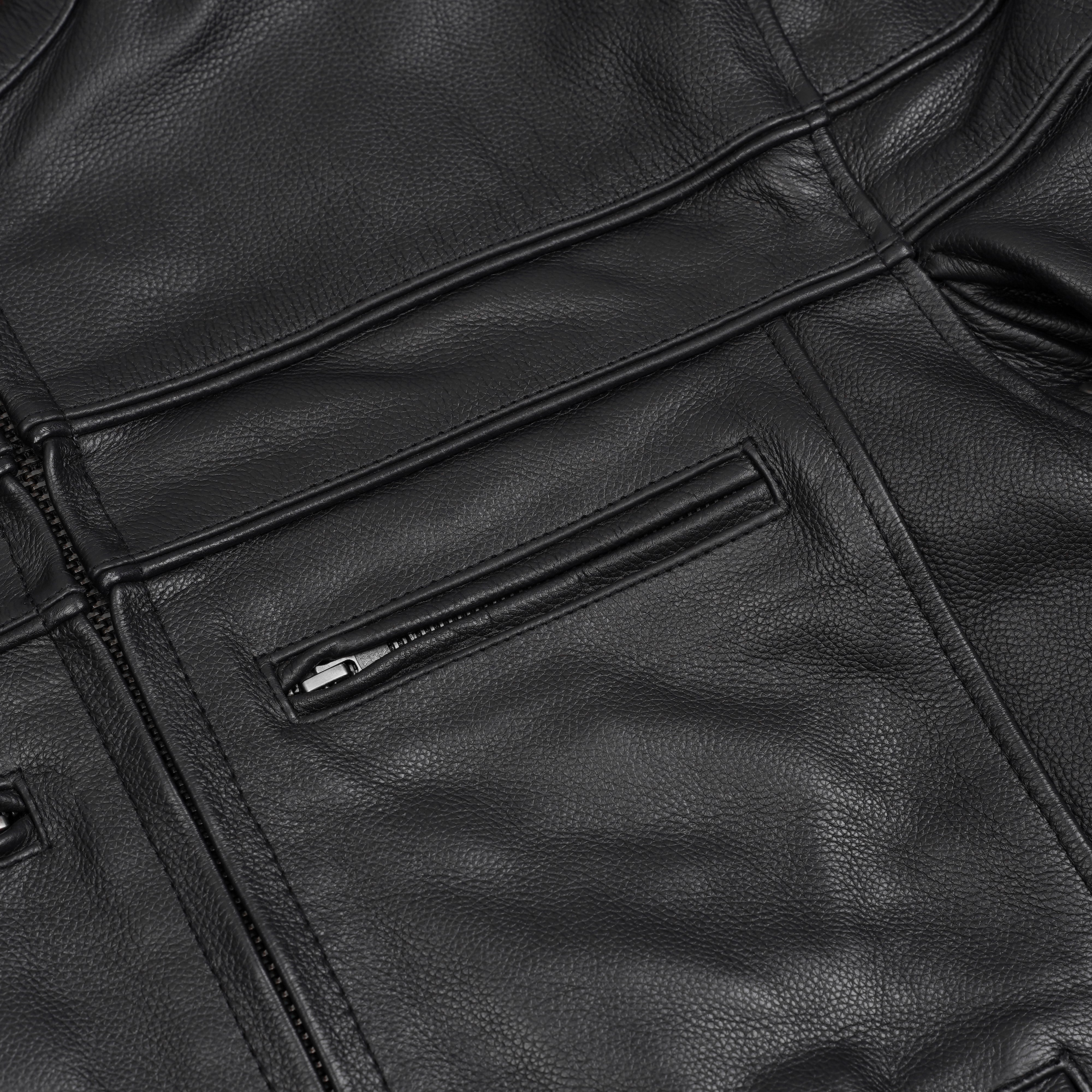 Vigilant - Men's Leather Motorcycle Jacket