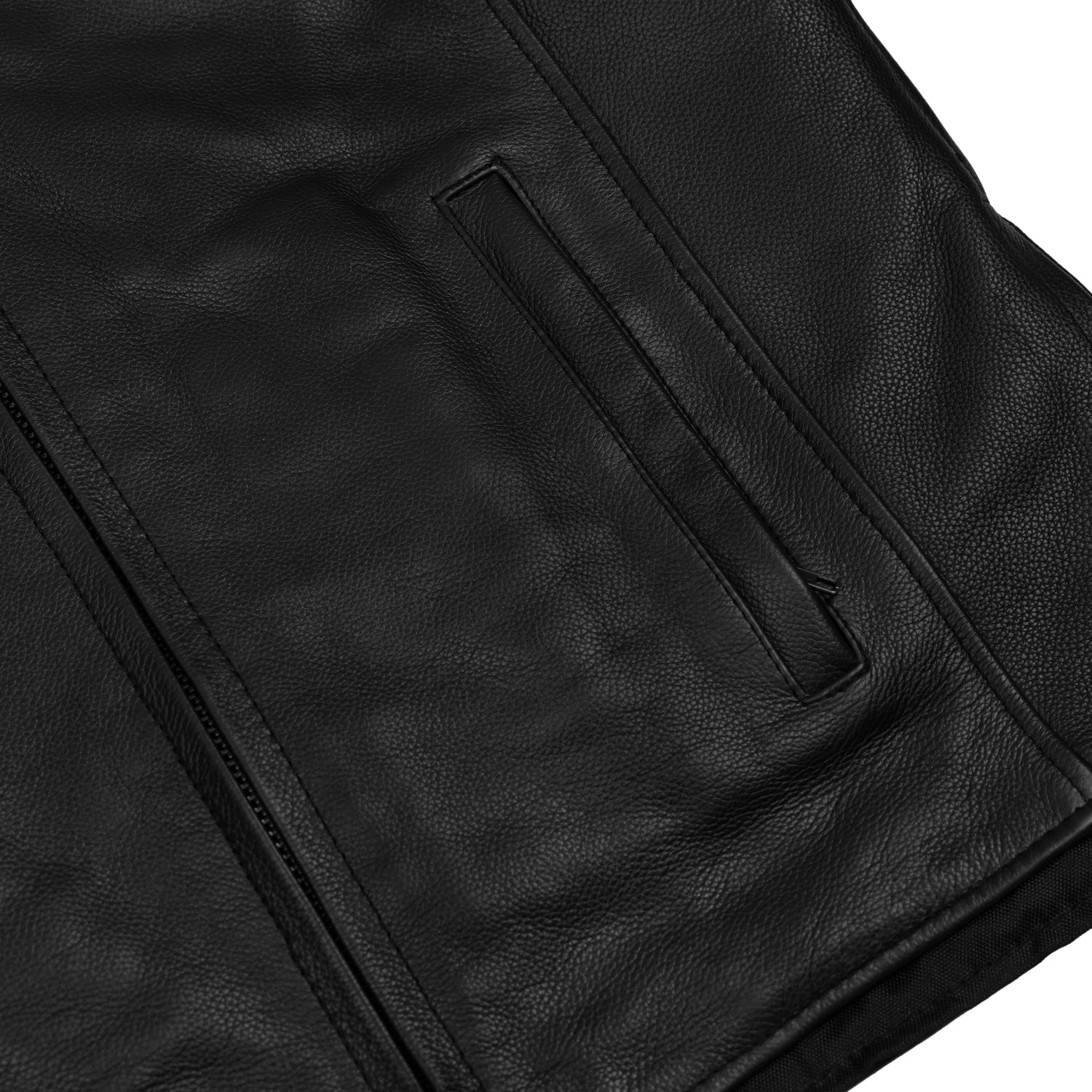 Vigilant™ Men's Leather Motorcycle Jacket