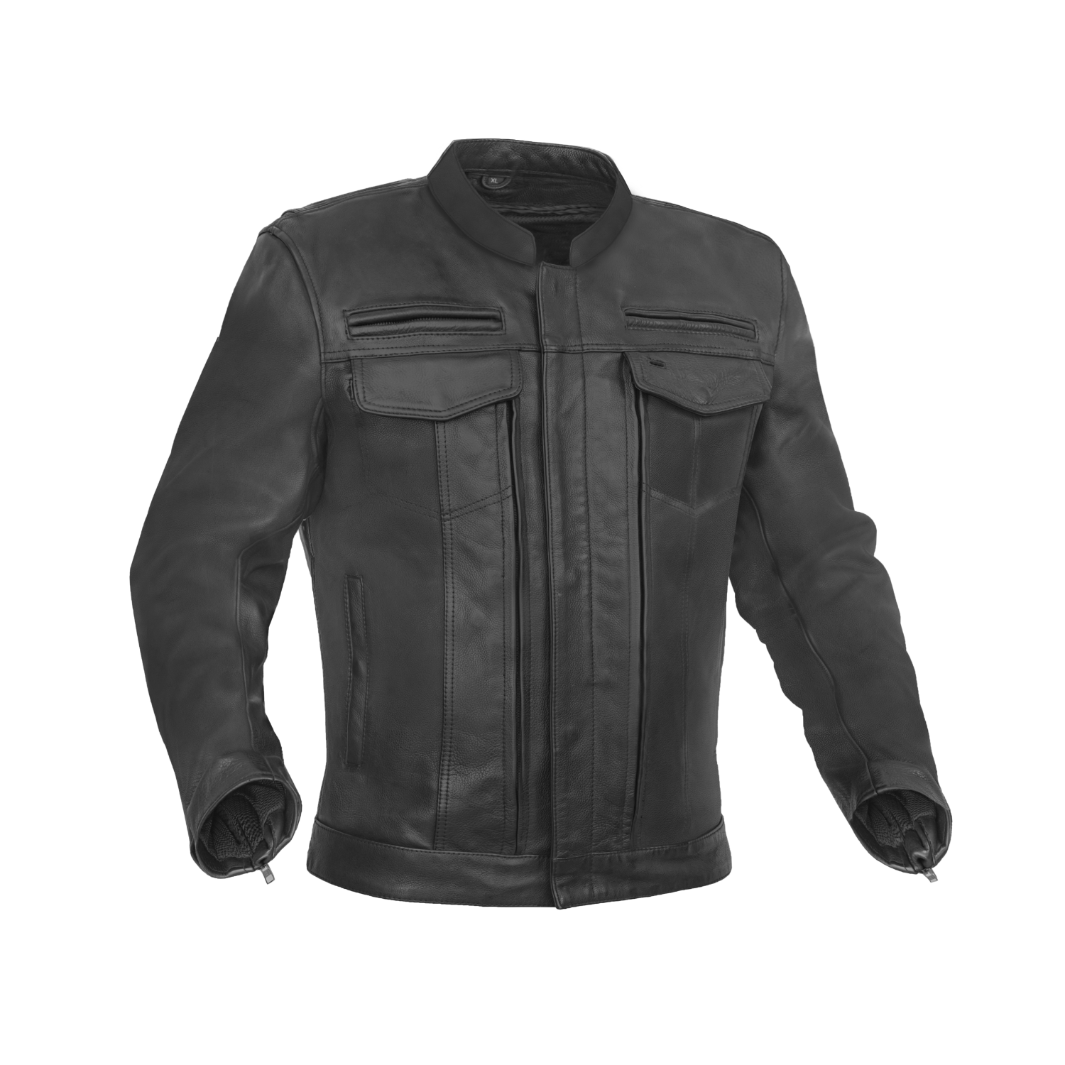 Blaze Runner - Men's Leather Motorcycle Jacket