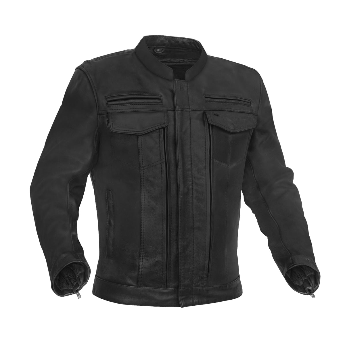 Blaze Runner Men's Leather Motorcycle Jacket | Speed & Style