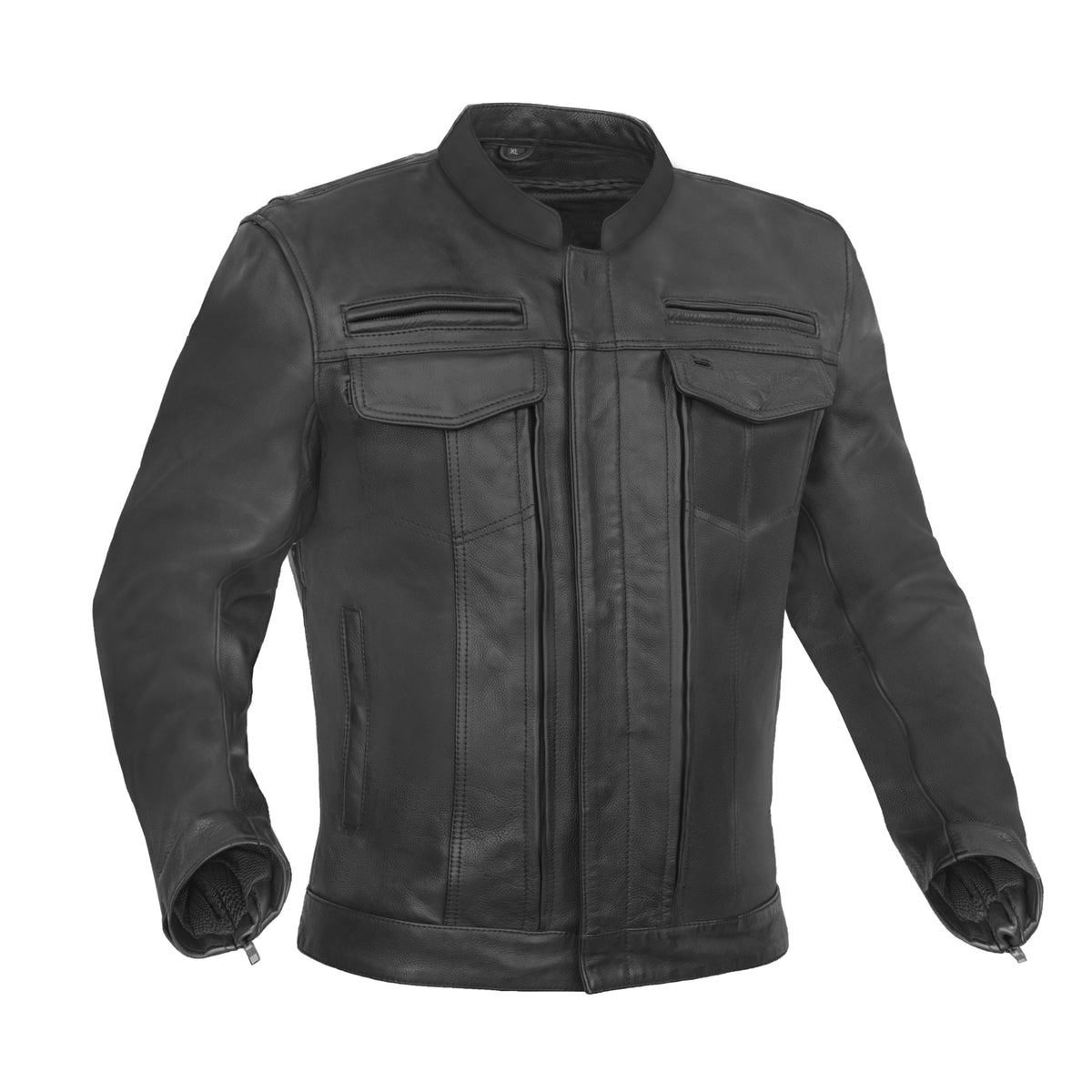 Blaze Runner Men's Leather Motorcycle Jacket | Speed & Style