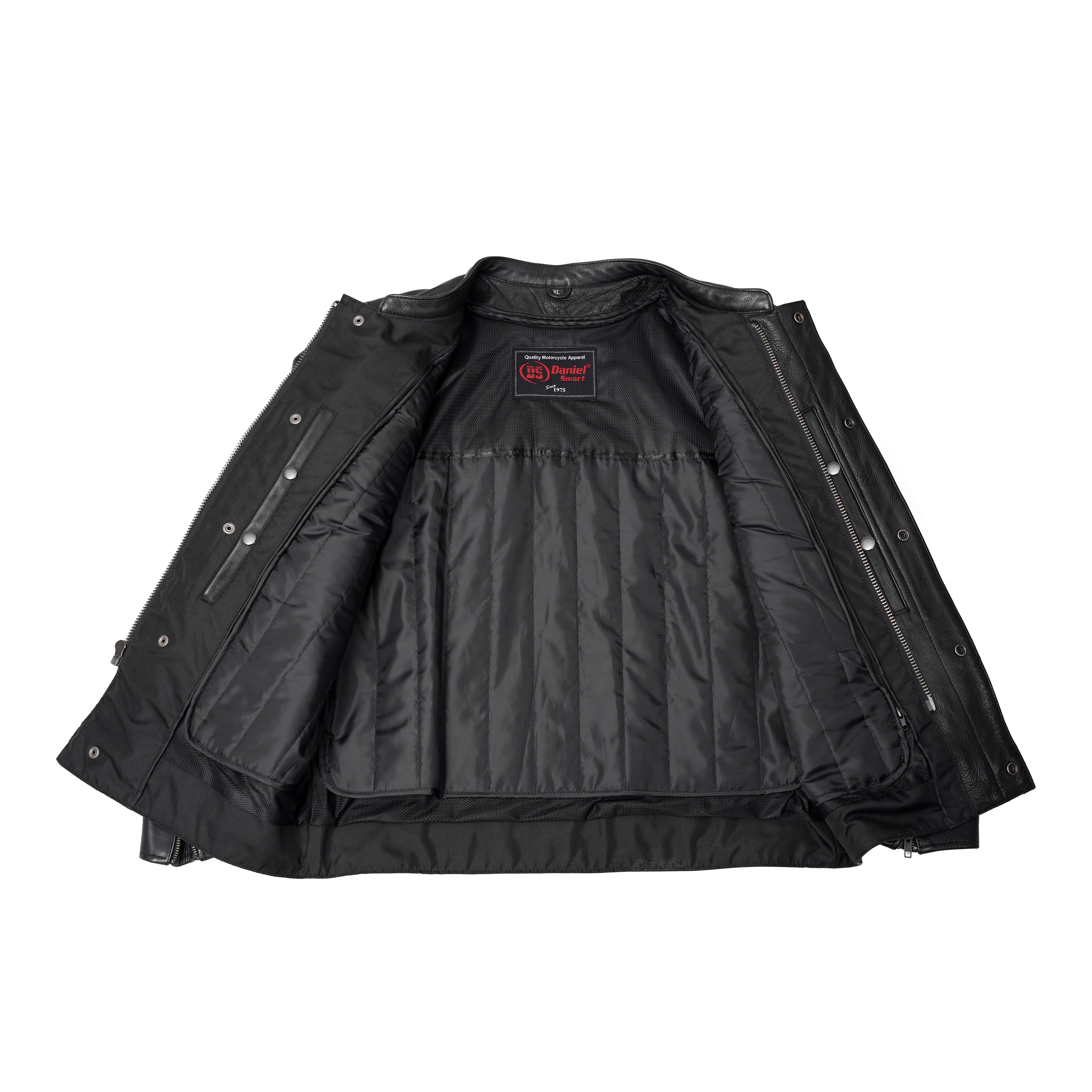 Blaze Runner - Men's Leather Motorcycle Jacket