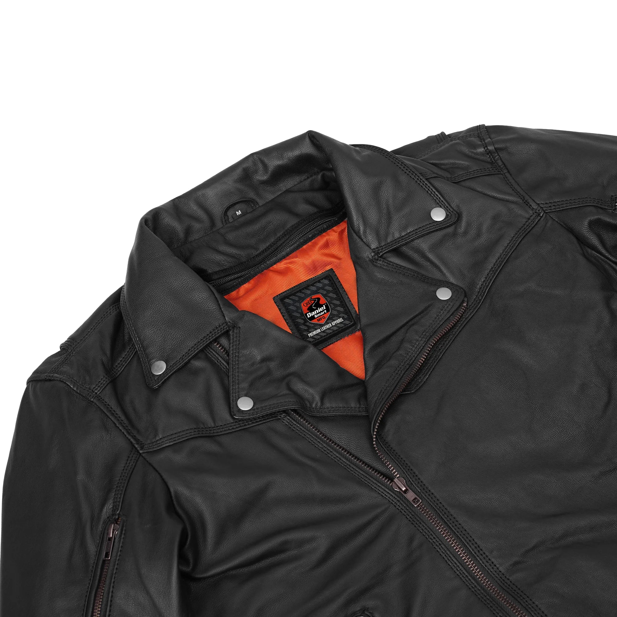 Neon Apex Men's Leather Motorcycle Jacket | Stand Out in Style