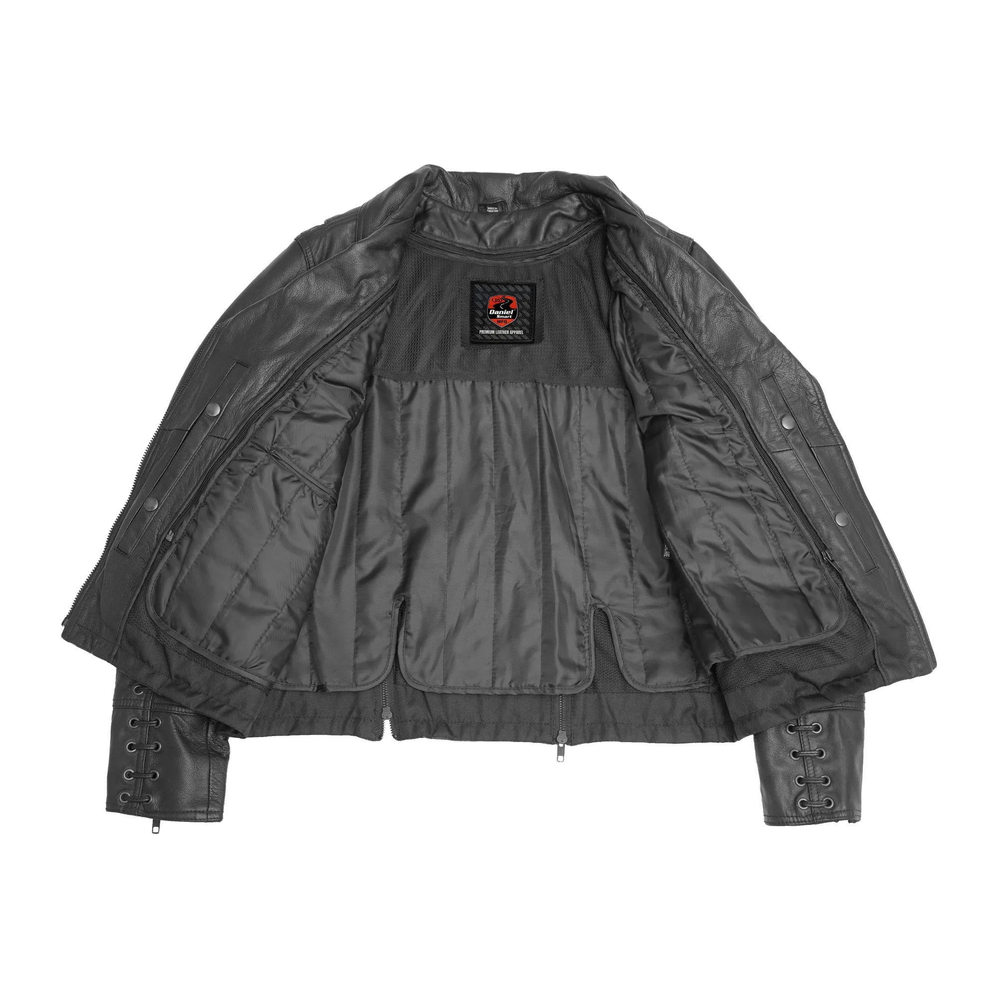 Dark Mirage Women's Leather Motorcycle Jacket