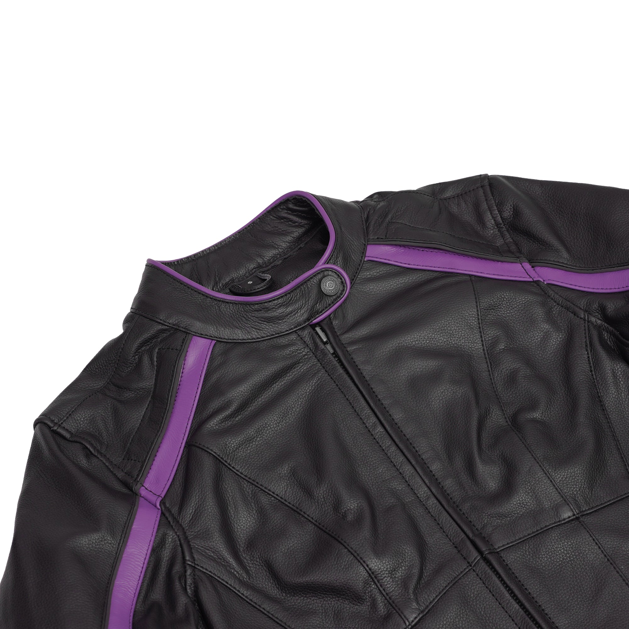 Ultra Violet - Women’s Leather Motorcycle Jacket