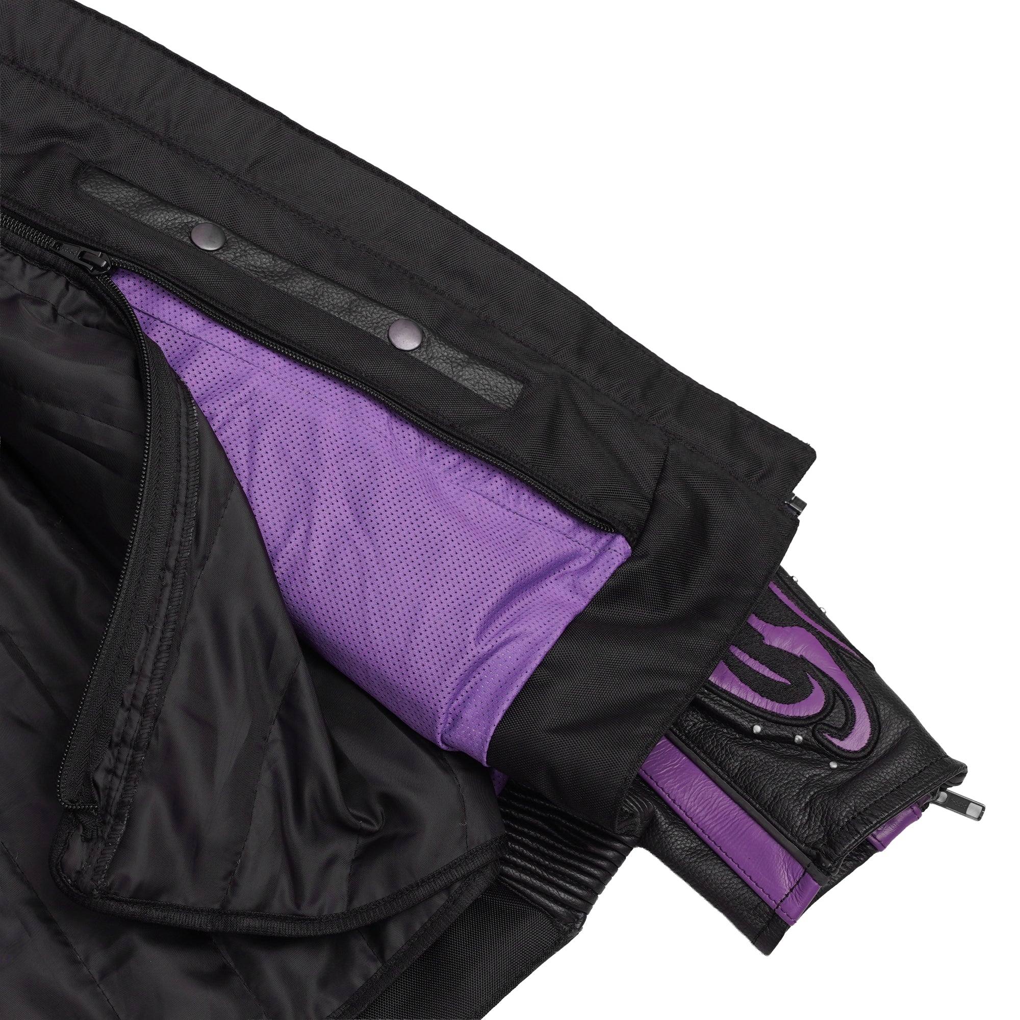 Ultra Violet - Women’s Leather Motorcycle Jacket