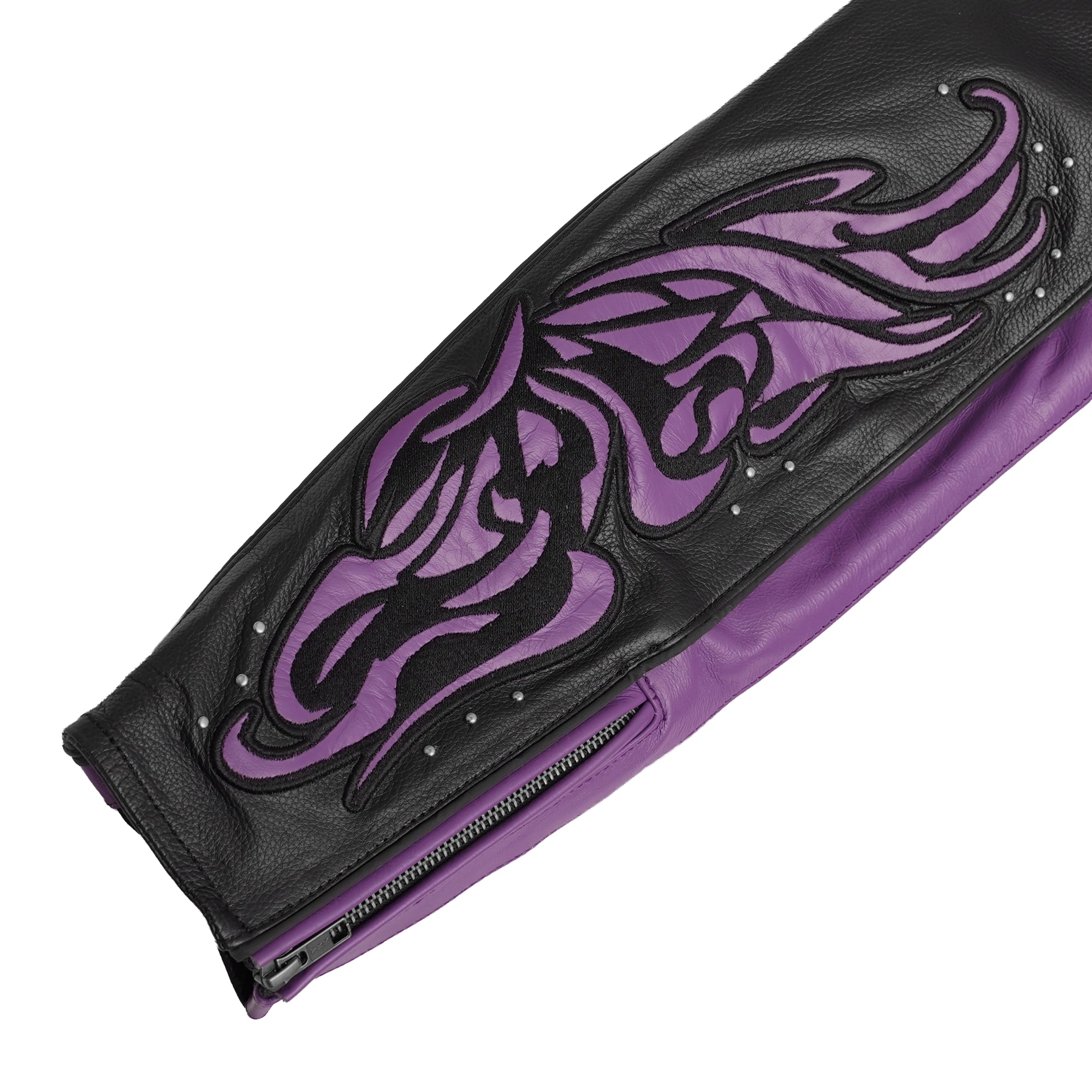 Ultra Violet - Women’s Leather Motorcycle Jacket