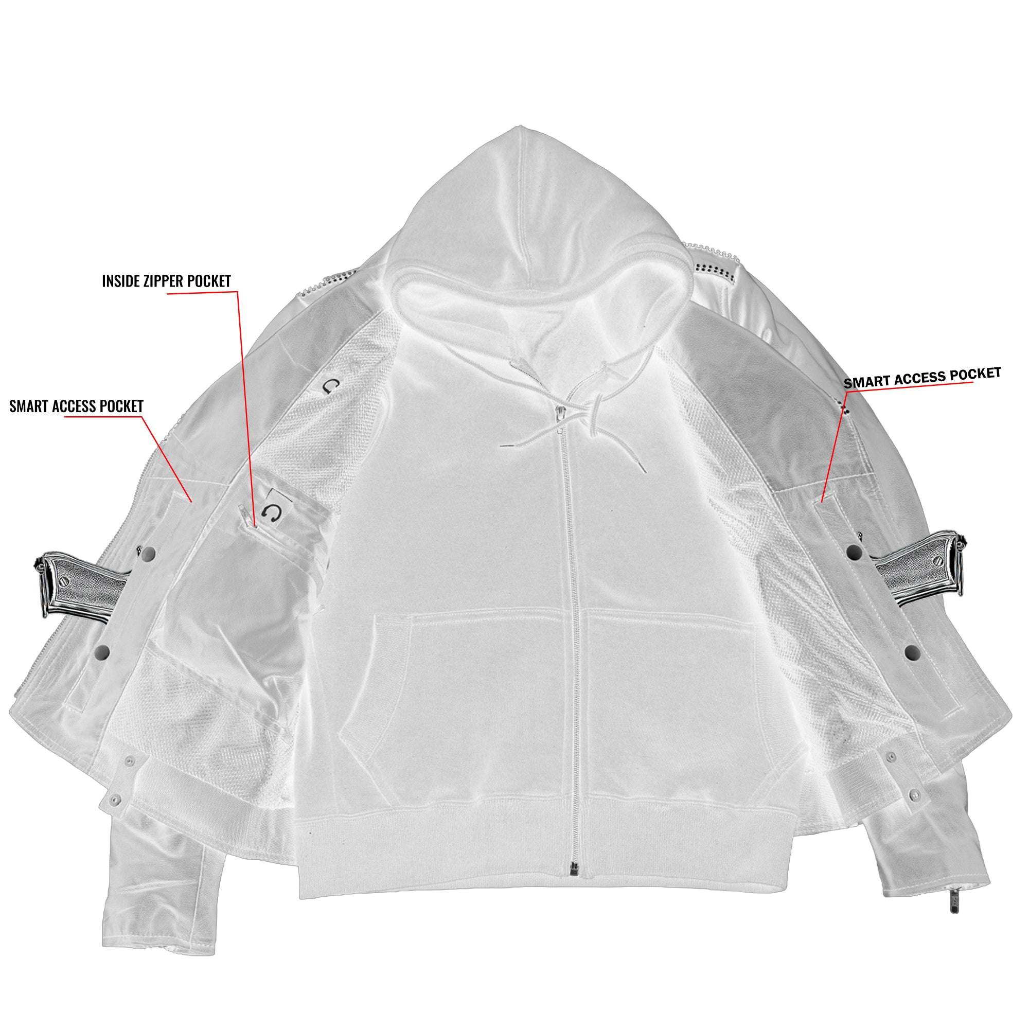 Velmora - Women’s Leather Motorcycle Jacket