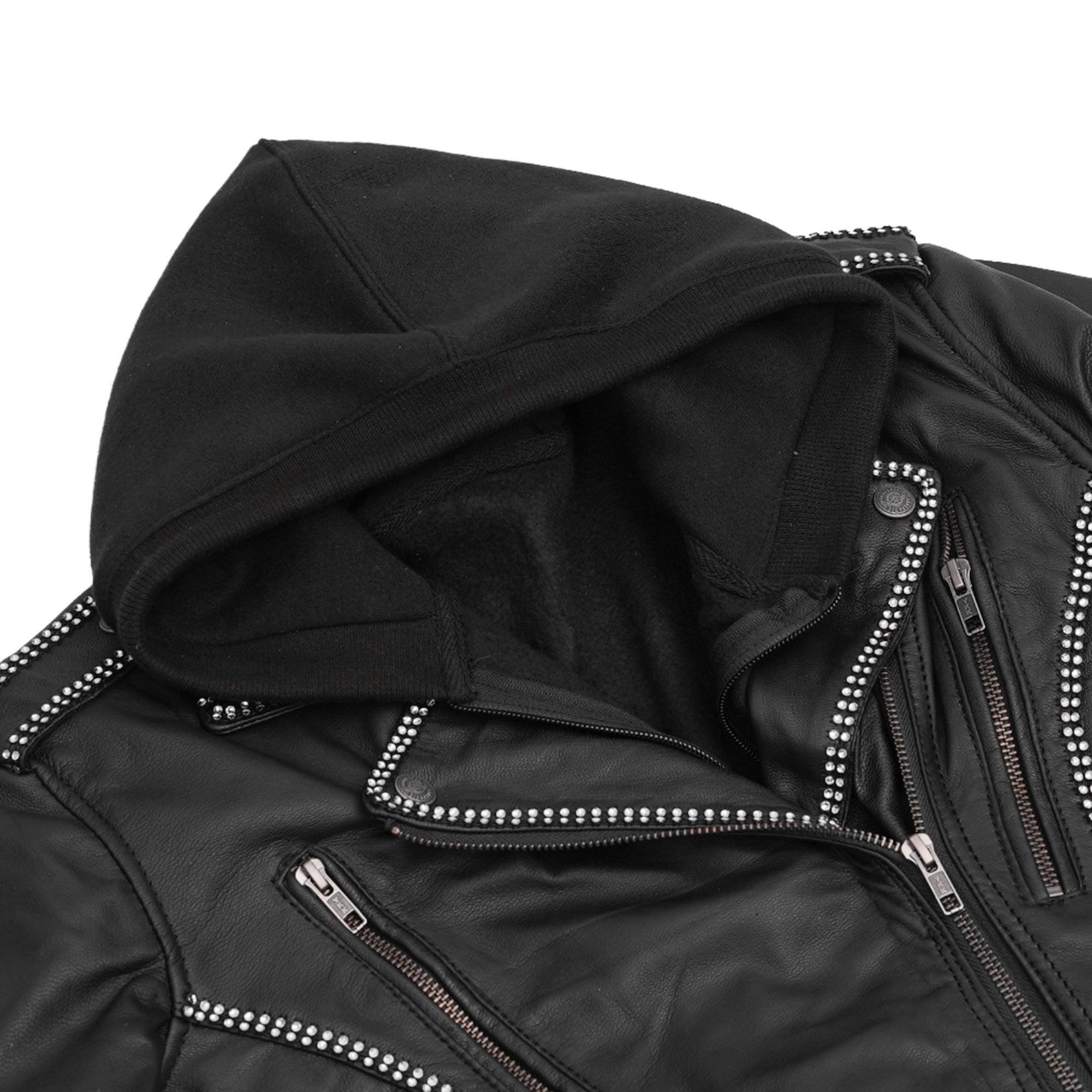 Velmora - Women’s Leather Motorcycle Jacket