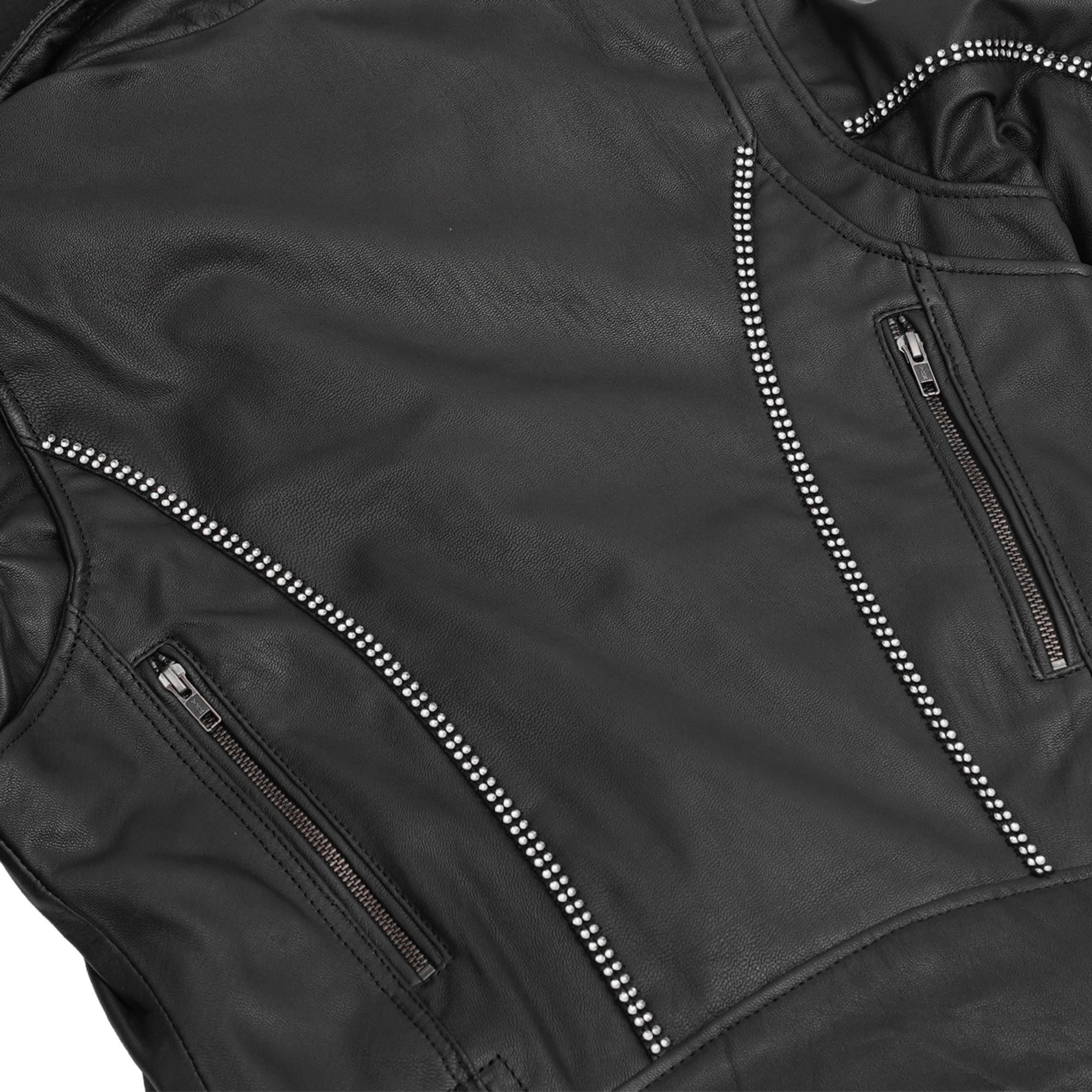 Velmora - Women’s Leather Motorcycle Jacket