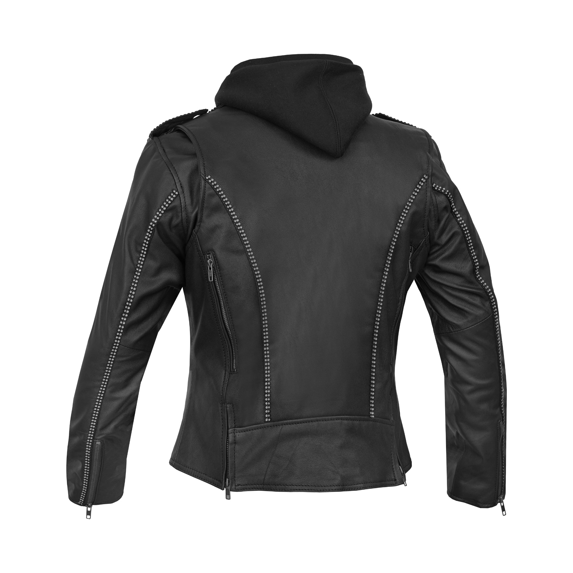 Velmora - Women’s Leather Motorcycle Jacket