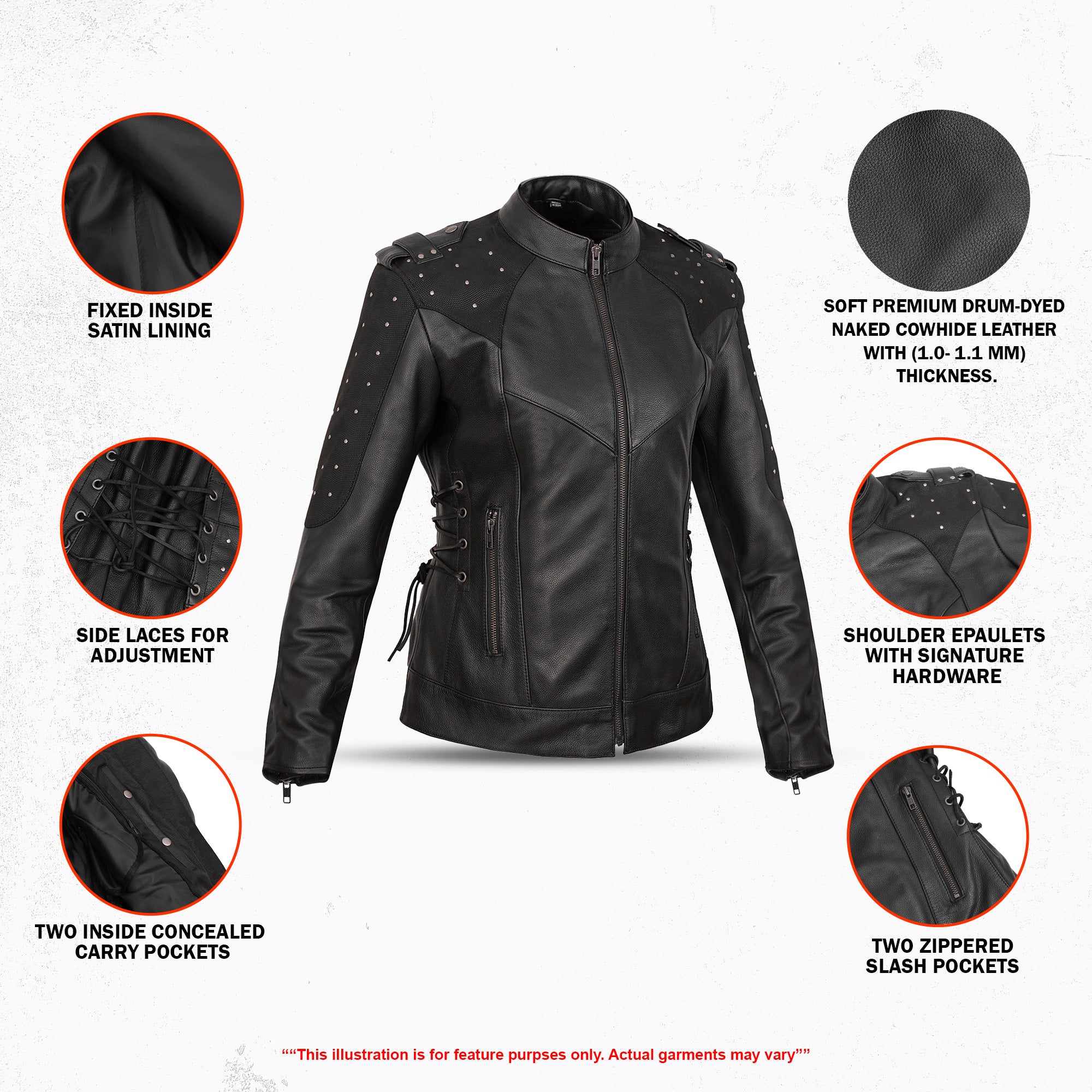 Wildling - Women's Leather Motorcycle Jacket