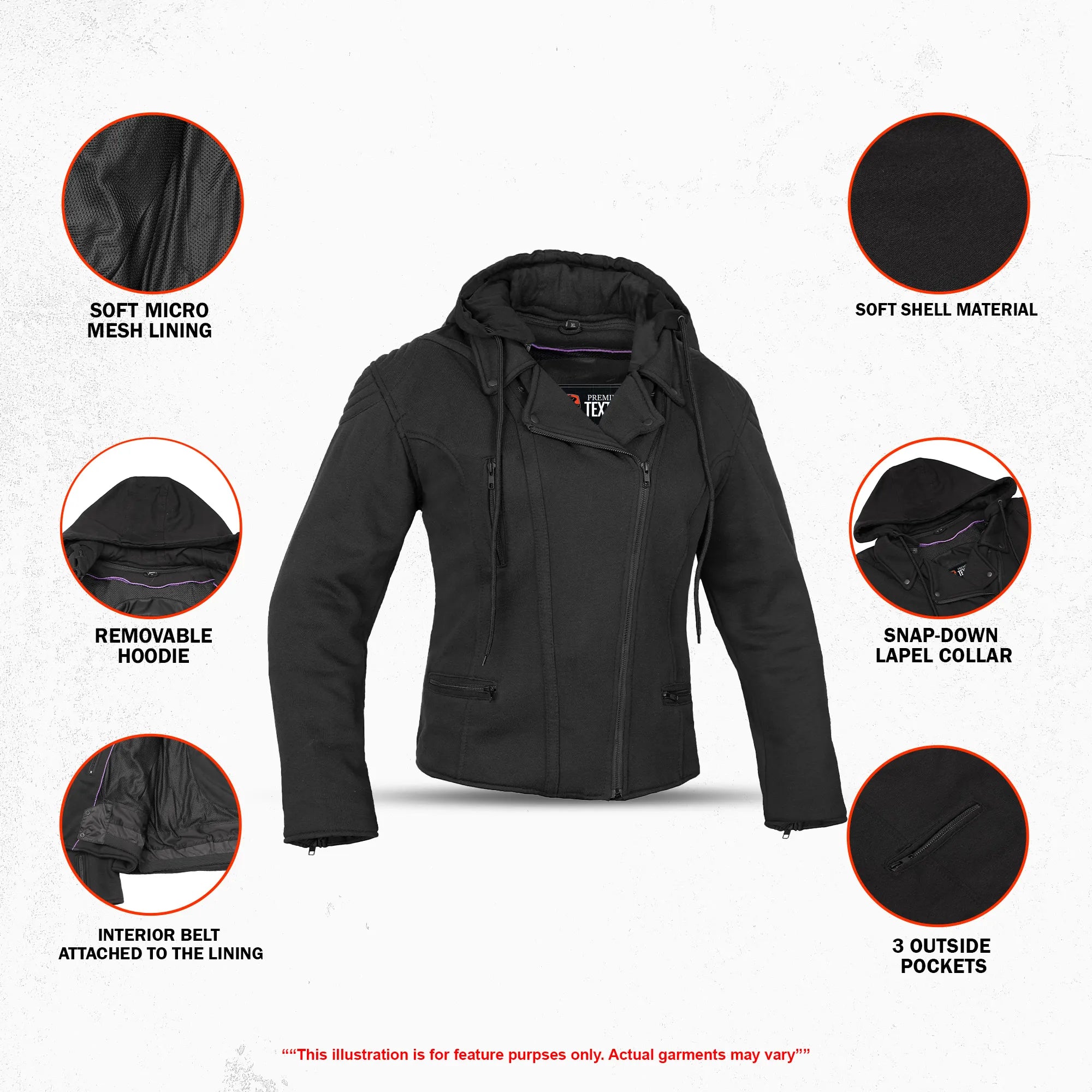 Shadowflux™ Women's Textile Motorcycle Jacket