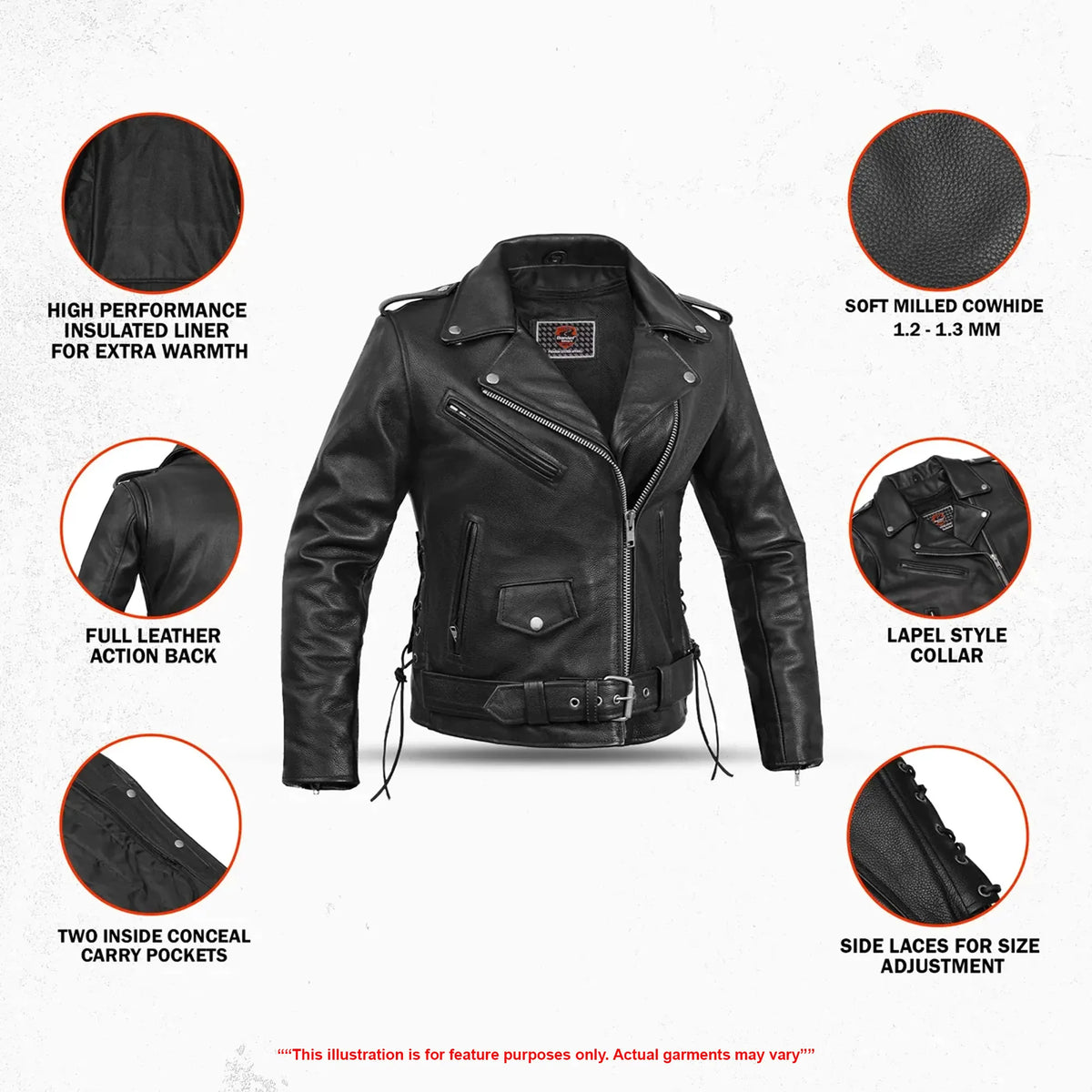 Rogue Empress™ Women's Leather Motorcycle Jacket