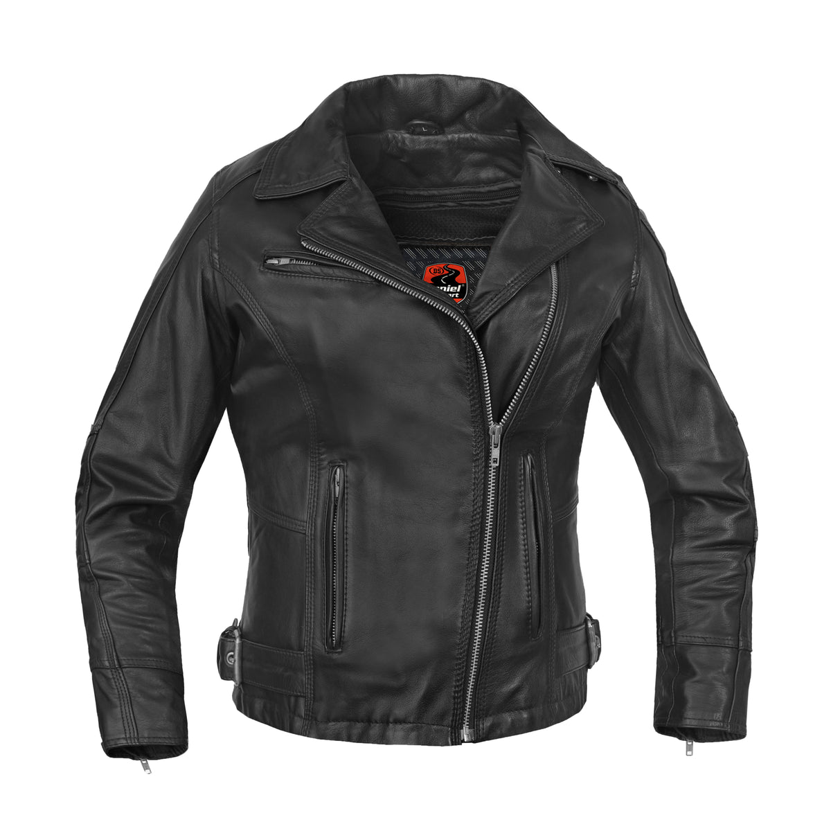 Black Orchid Women's Leather Jacket | Elegant & Timeless