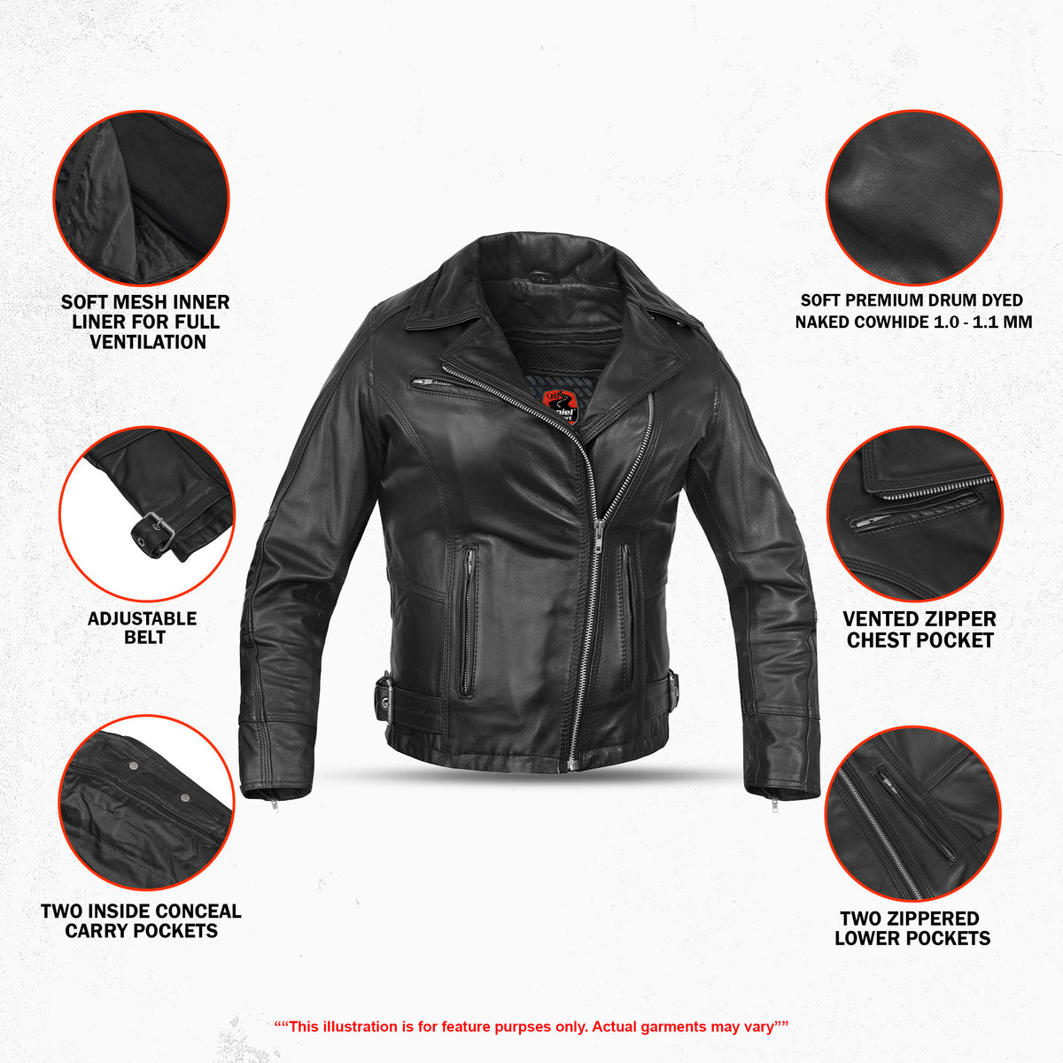 Black Orchid Women's Leather Jacket | Elegant & Timeless