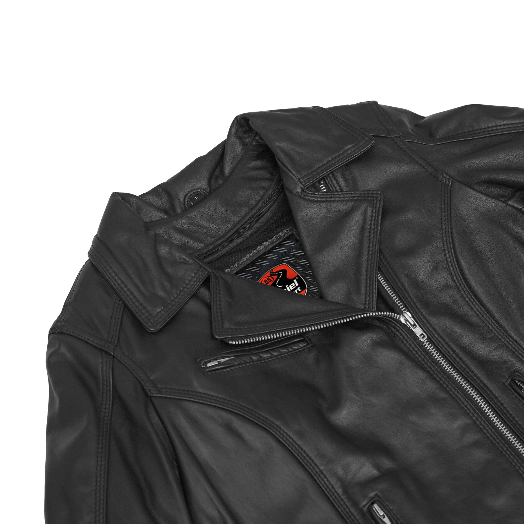 Black Orchid Women's Leather Jacket | Elegant & Timeless