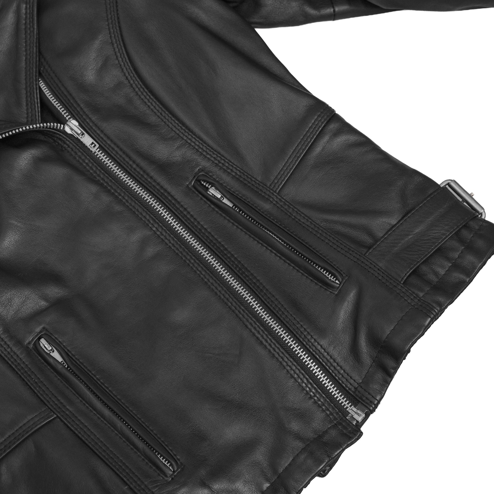 Black Orchid Women's Leather Jacket | Elegant & Timeless