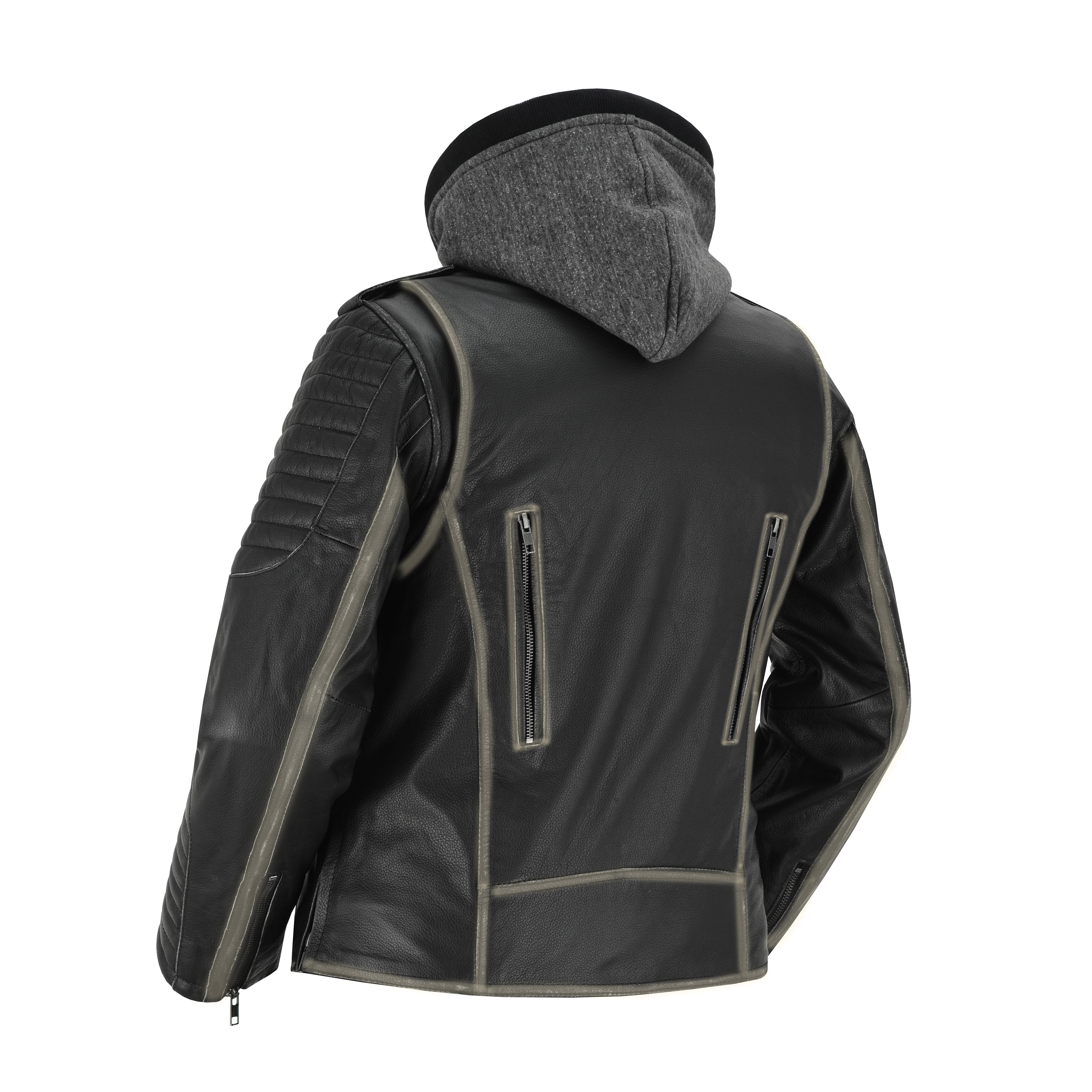 Ember Storm Women's Leather Motorcycle Jacket