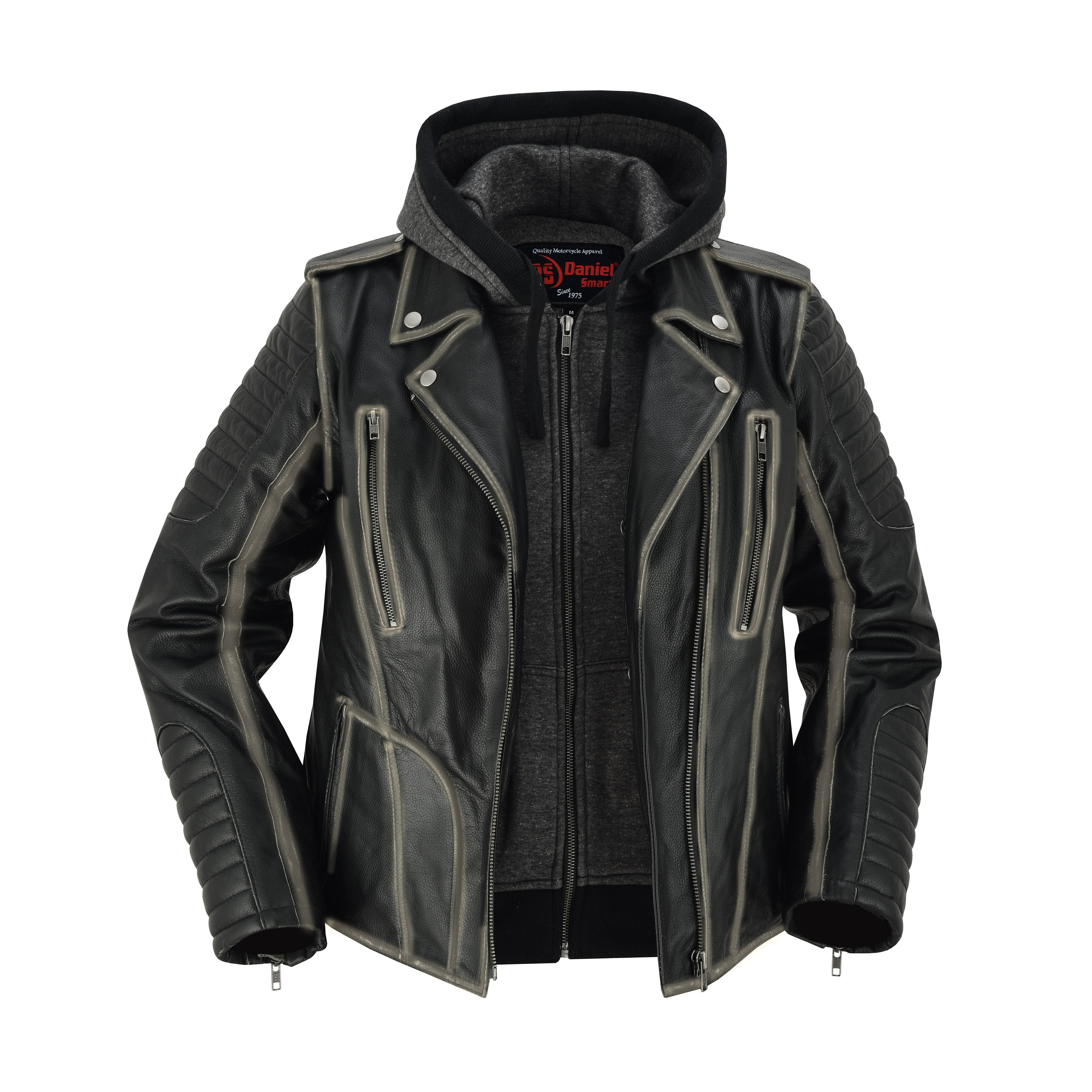 Ember Storm Women's Leather Motorcycle Jacket