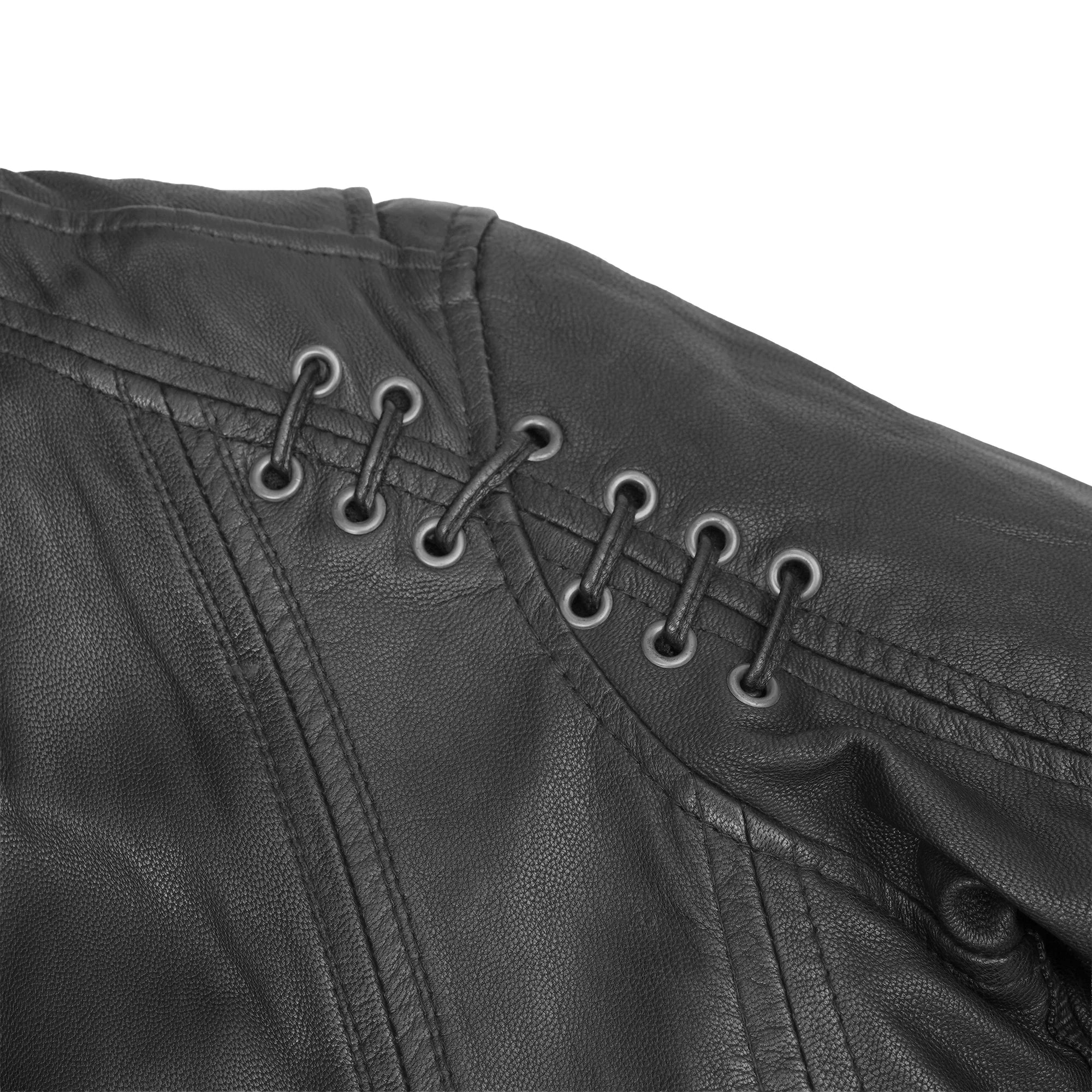 Raven Blaze™ Women's Leather Motorcycle Jacket