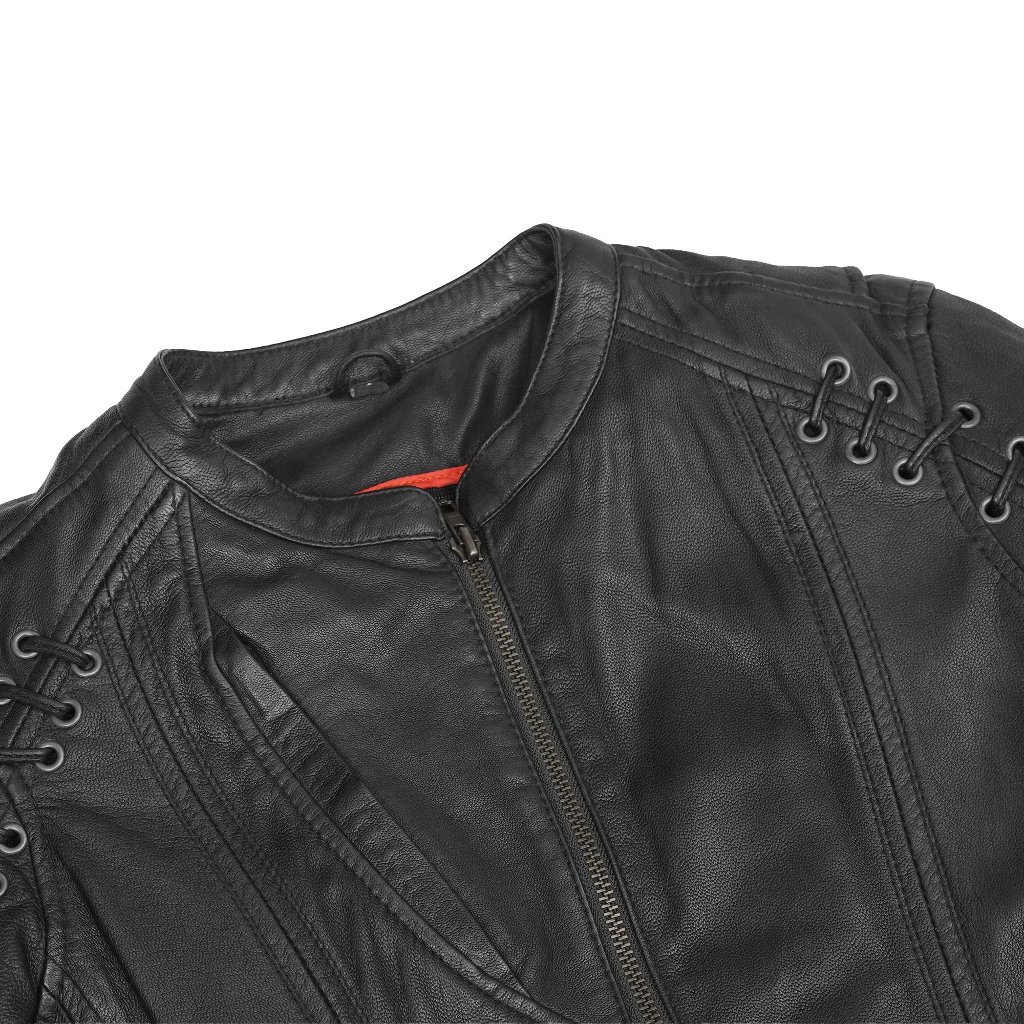 Raven Blaze™ Women's Leather Motorcycle Jacket