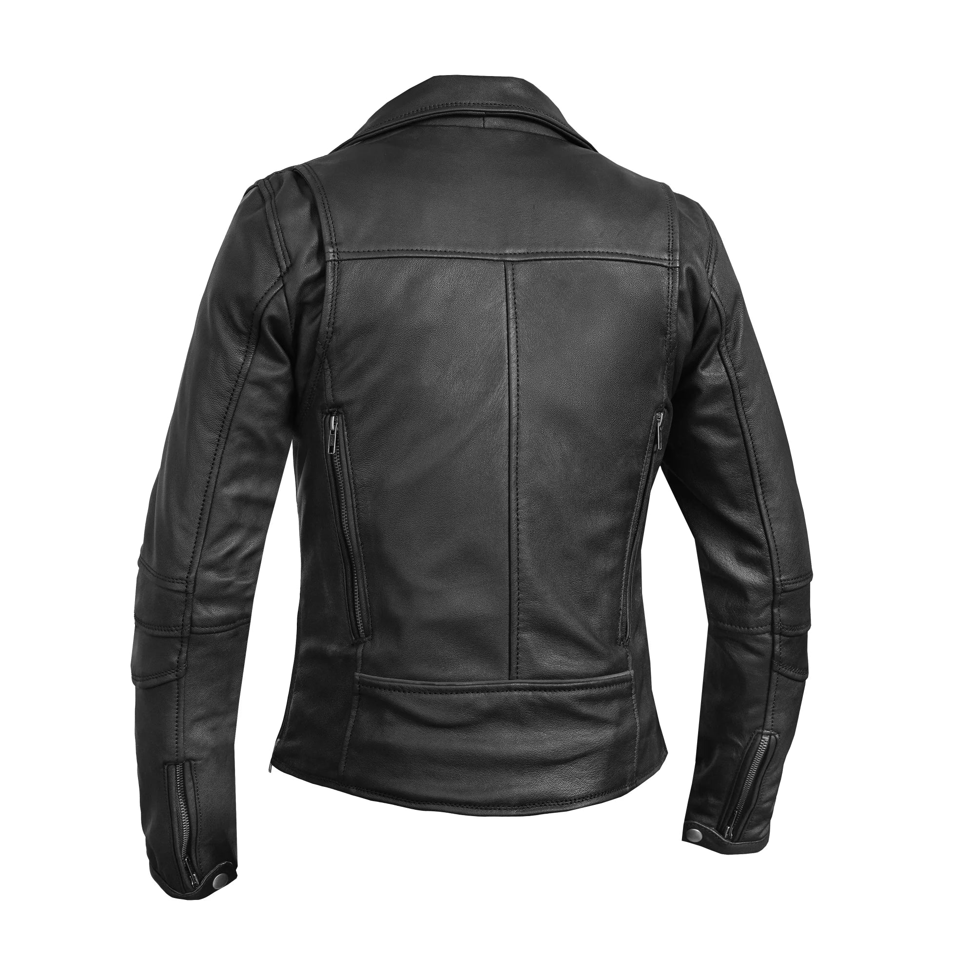 Scarlet Fury Women's Leather Motorcycle Jacket