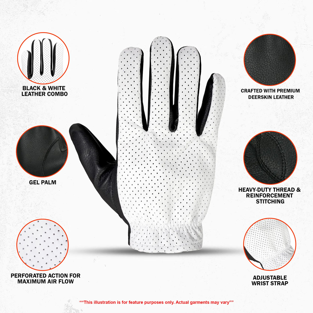 StreetAce Men’s Deerskin Gloves