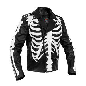 Hellbone - Men’s Leather Motorcycle Jacket