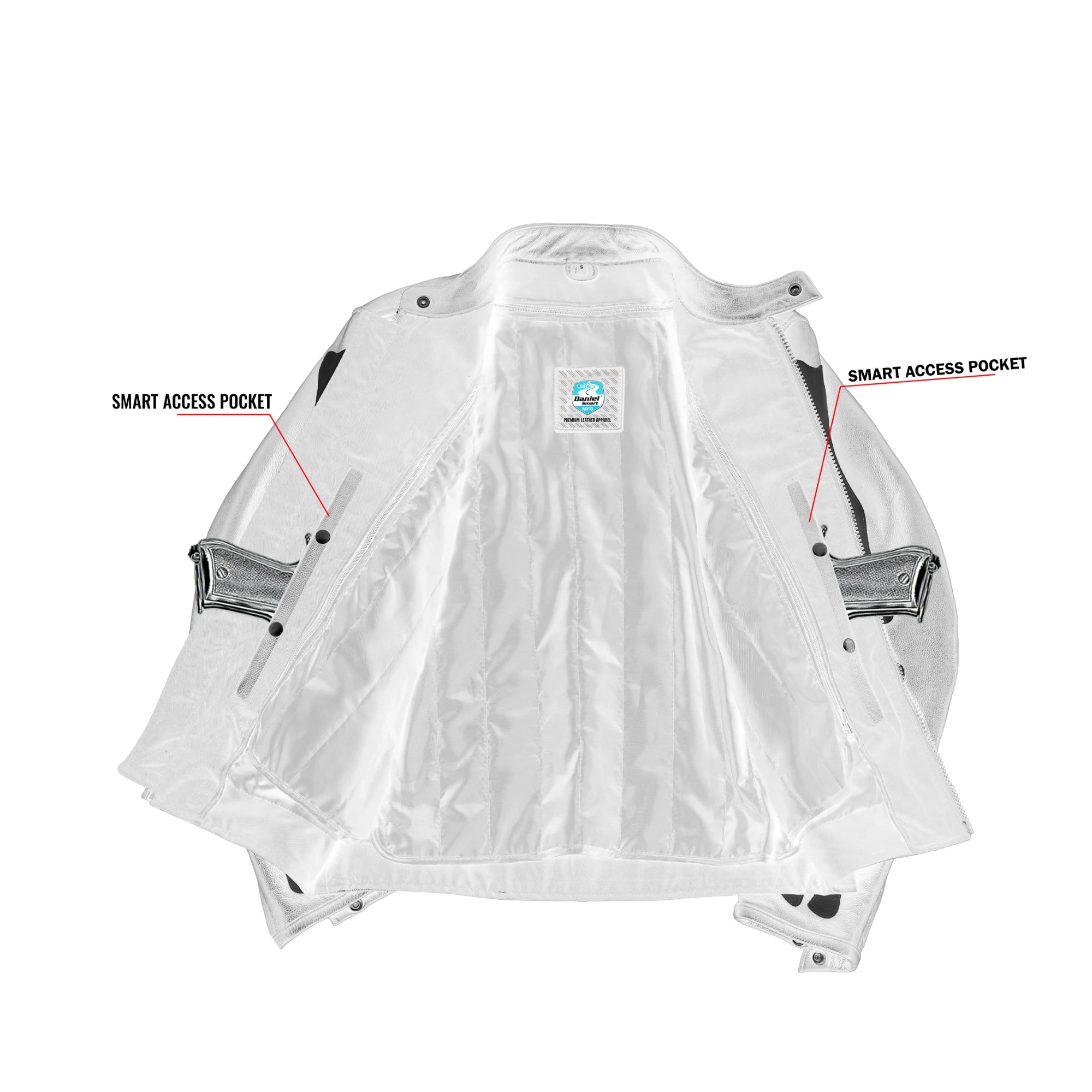 DeadBone™ Men’s Leather Motorcycle Jacket