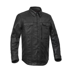 Dominion - Men’s Long Sleeve Leather Shirt
