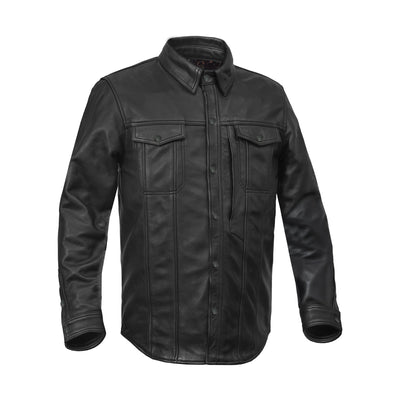 Dominion - Men’s Long Sleeve Leather Shirt