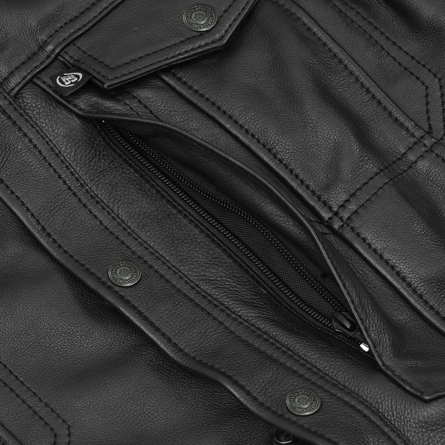 Dominion - Men’s Long Sleeve Leather Shirt