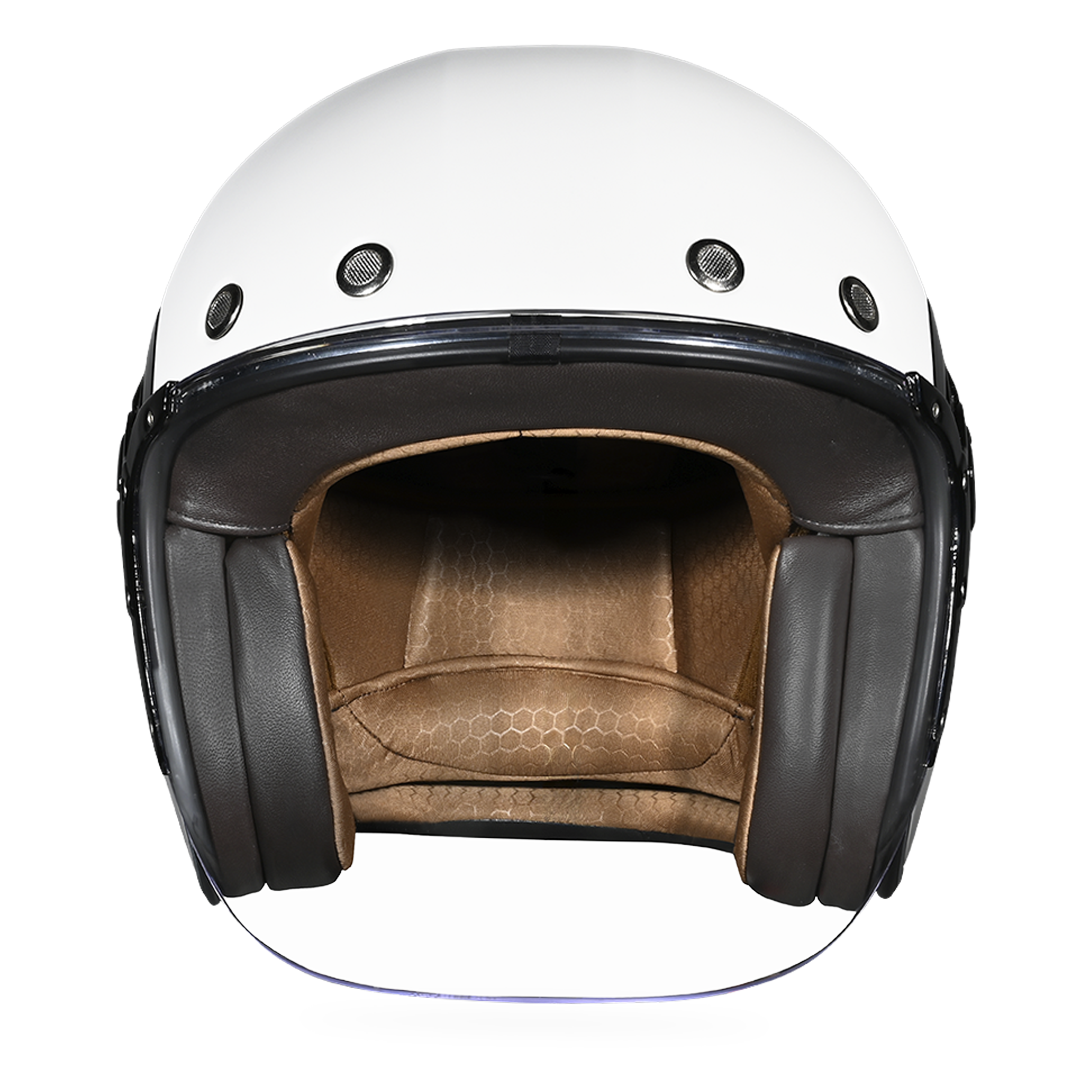 D.O.T. & ECE Daytona Retro Jet- Hi-Gloss White