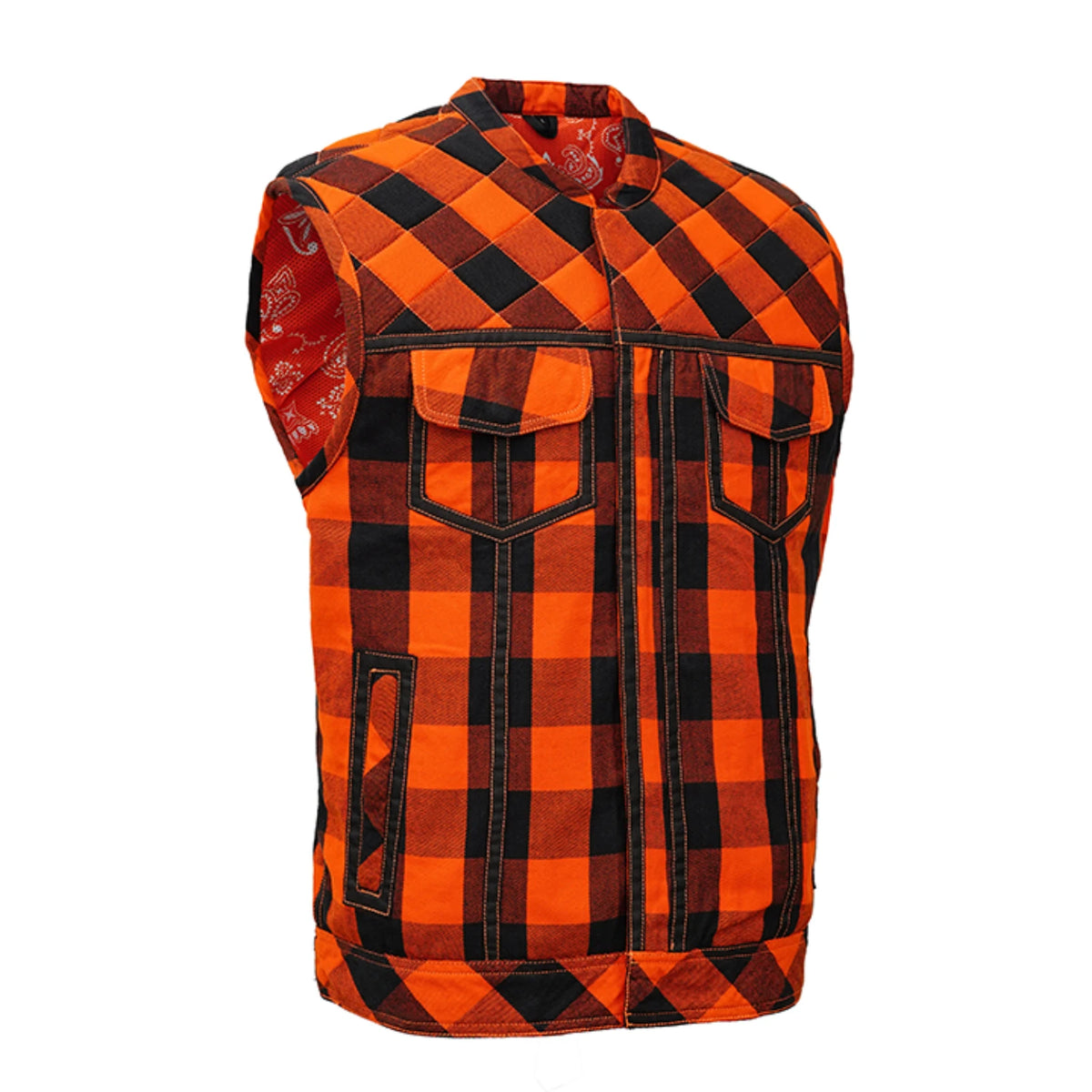 Fire Storm Flannel Motorcycle Textile Vest Fire Storm Flannel Motorcycle Textile Vest