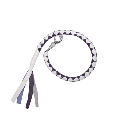 MOTORCYCLE GET-BACK WHIP – Purple/White