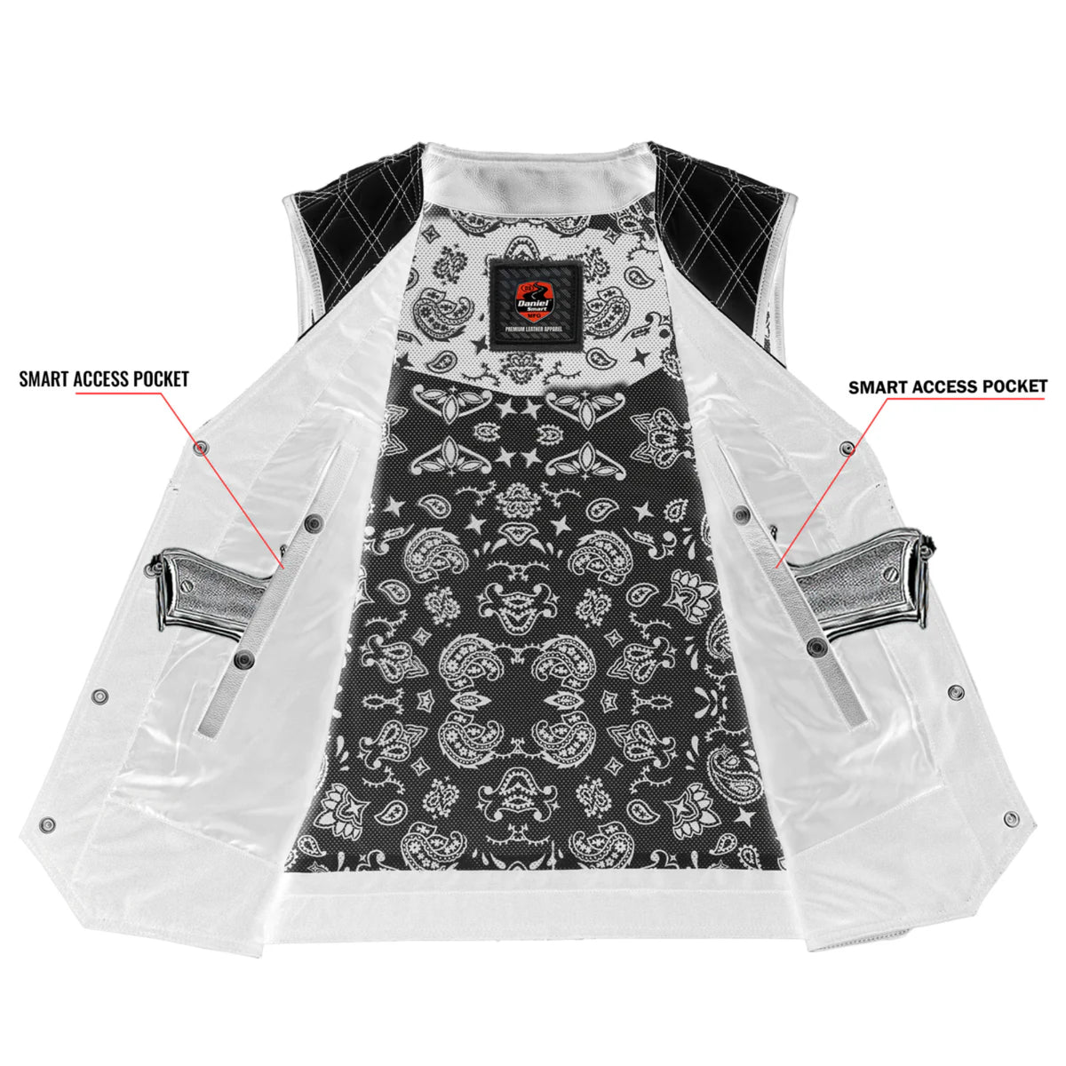 Grainline - Men’s Motorcycle Leather Vest
