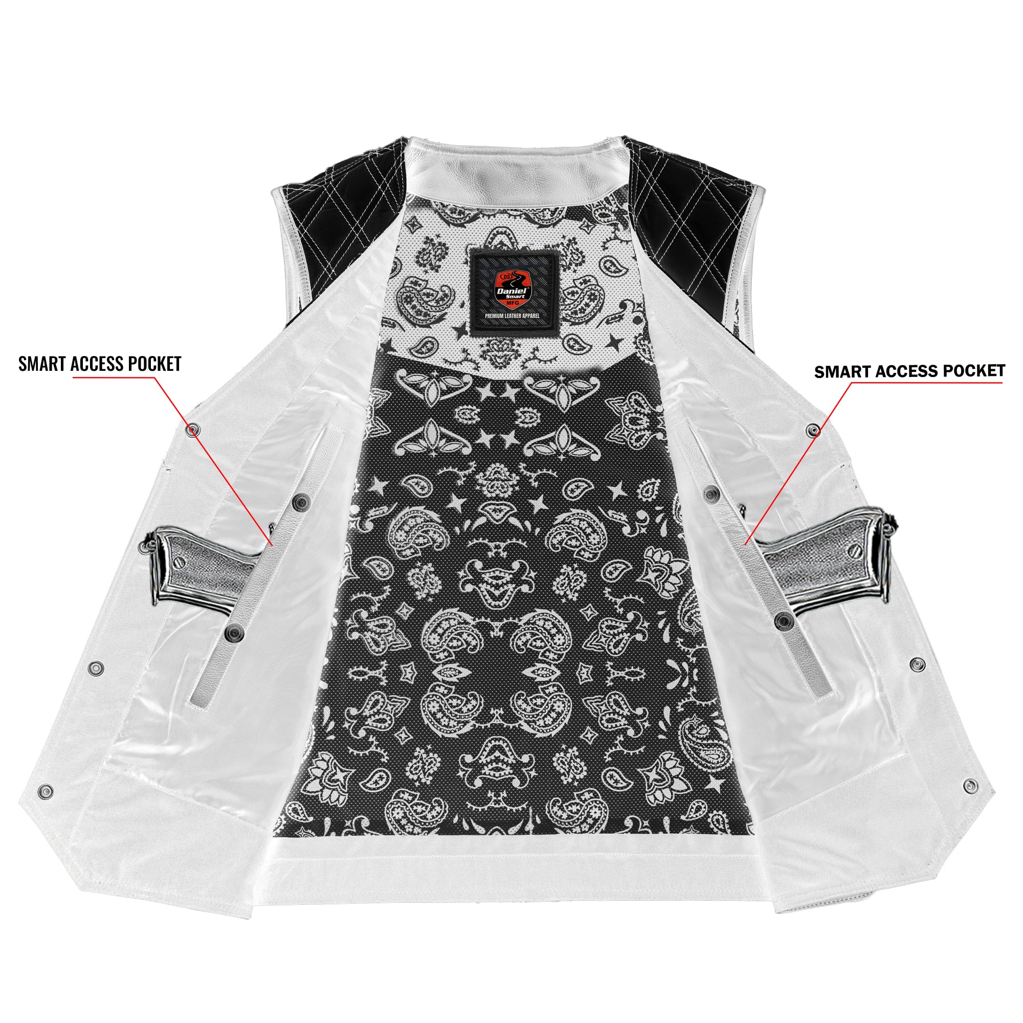 Grainline - Men’s Motorcycle Leather Vest