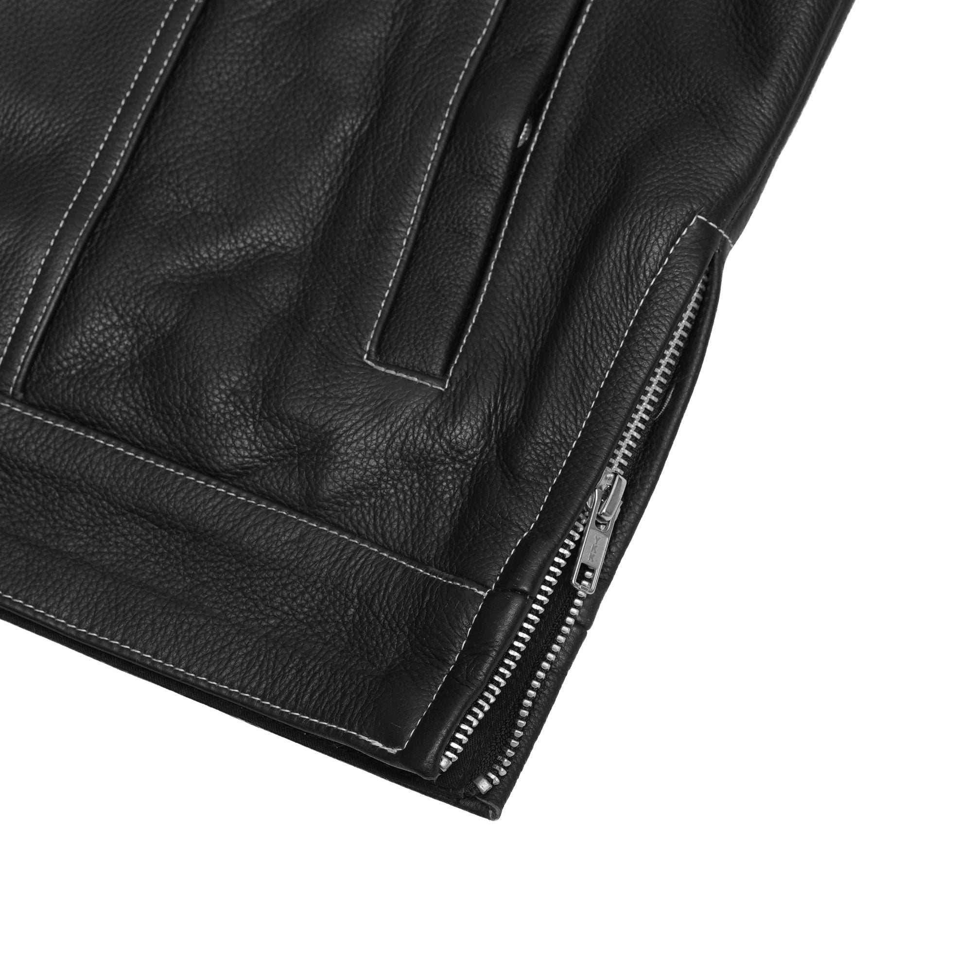 Gravel - Men’s Motorcycle Leather Vest