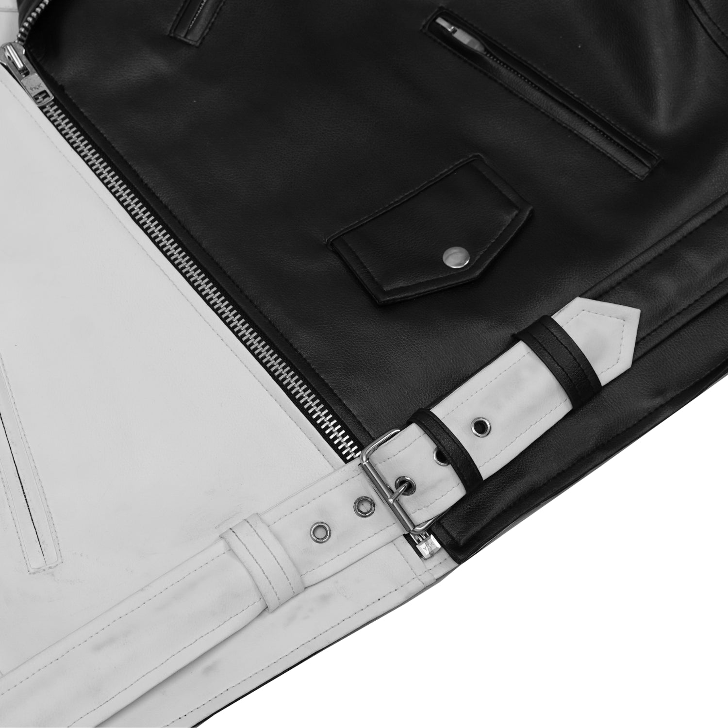 Gravepath – Men’s Faux Leather Motorcycle Jacket