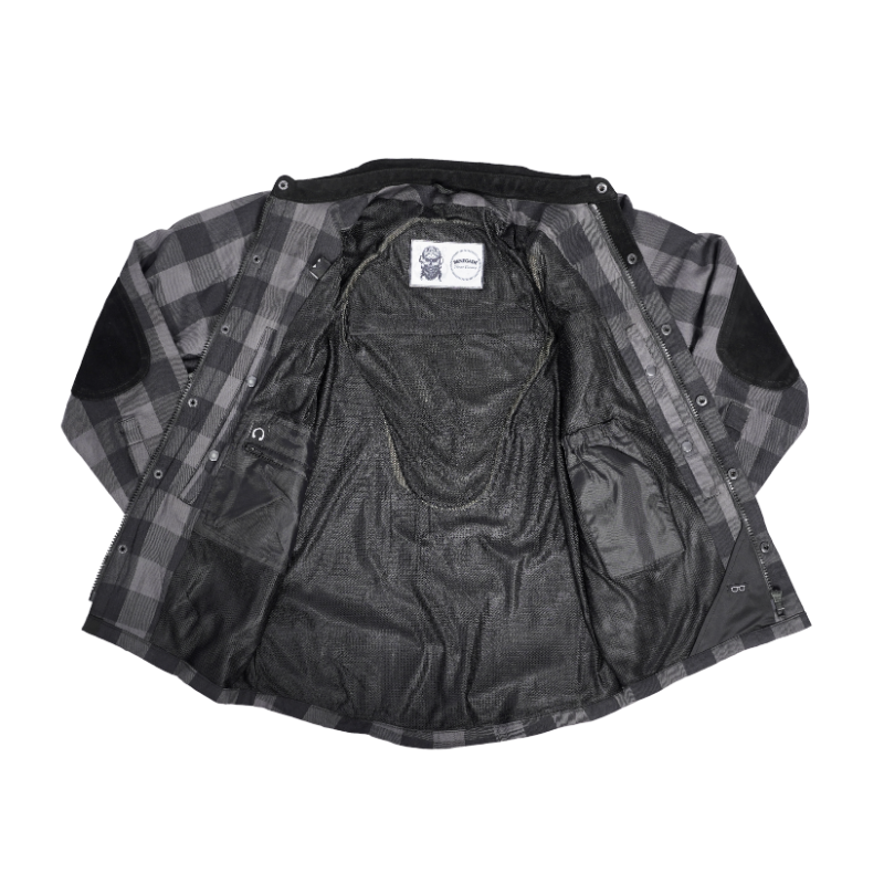 Gray Thread Men’s Flannel Shirt