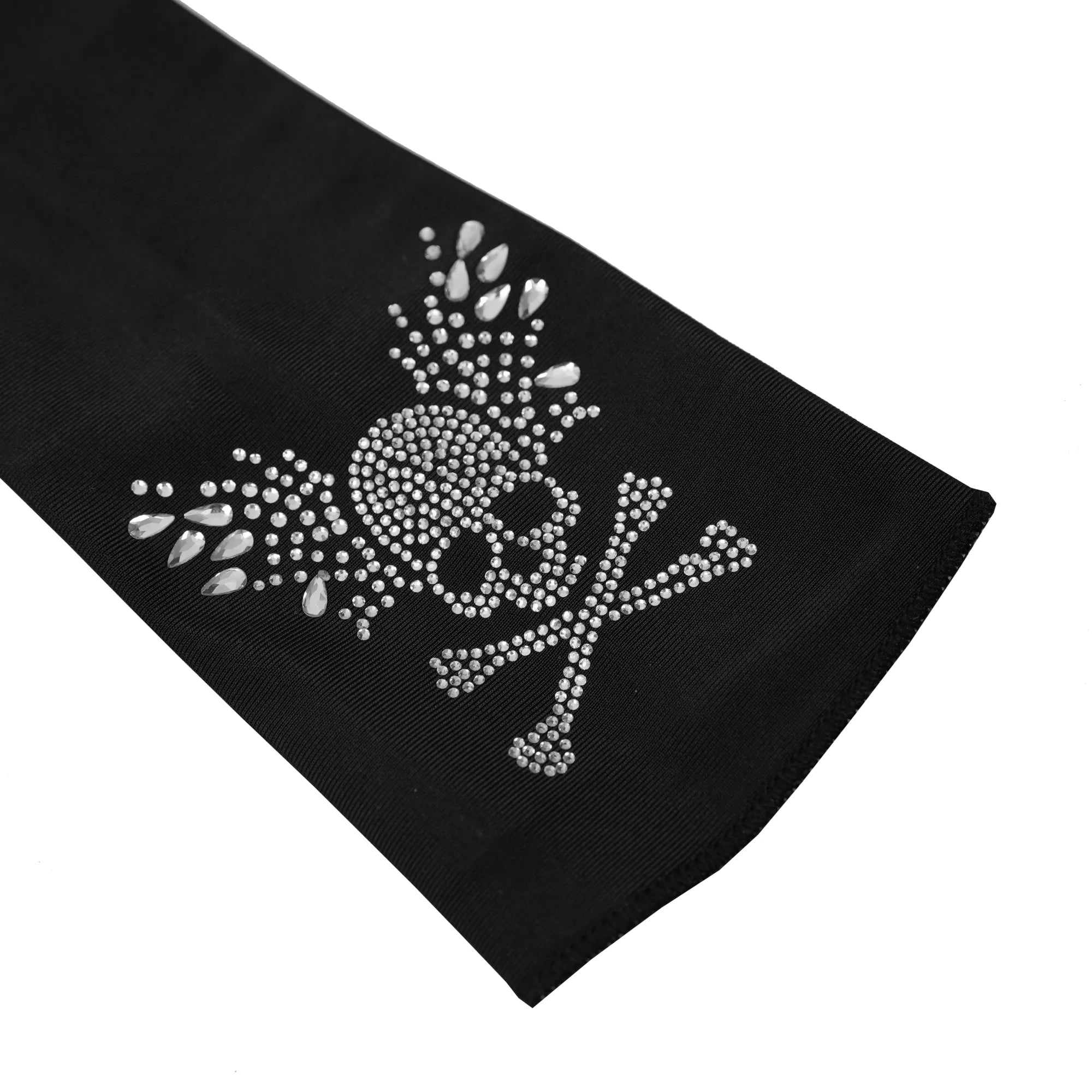 Liora Women's 10-Inch Skull Rhinestone Hair Tube