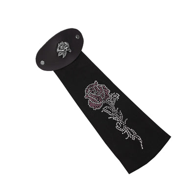 Sorelle Women's 10-Inch Rhinestone Rose Hair Tube