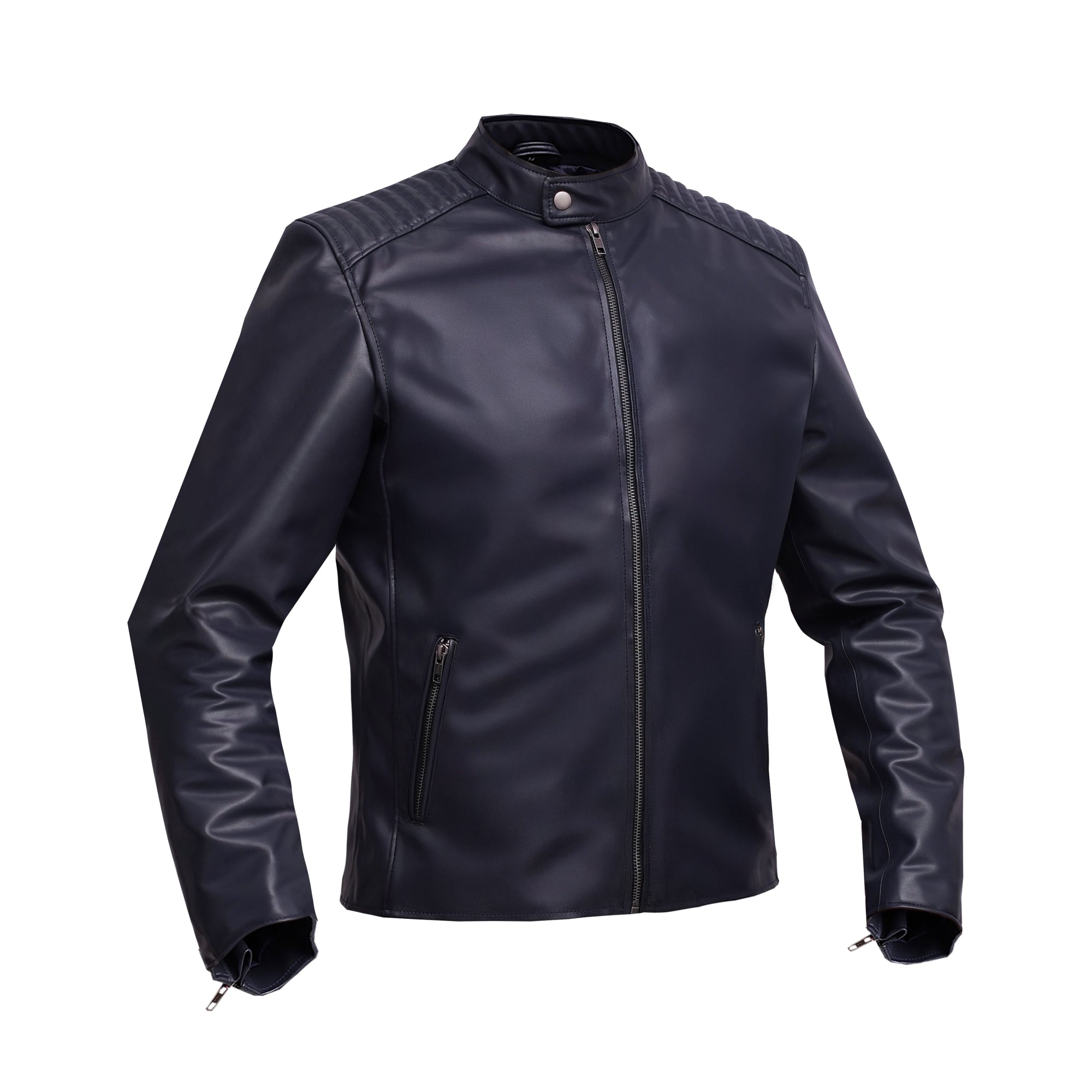 Harbor - Men’s Motorcycle Faux Leather Jacket