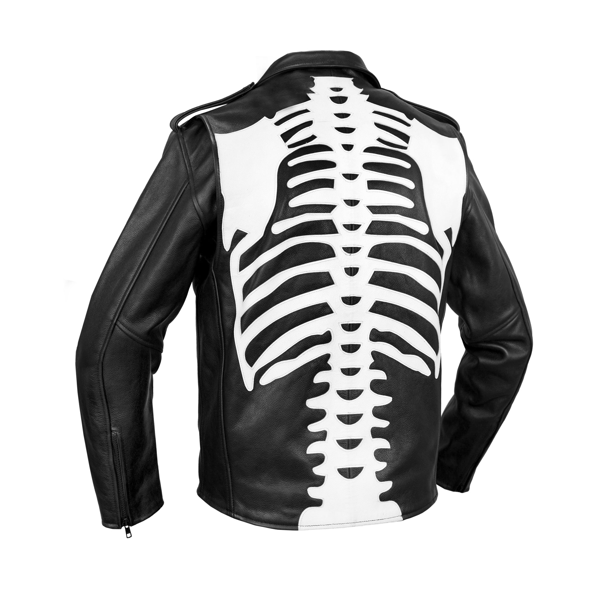Hellbone - Men’s Leather Motorcycle Jacket