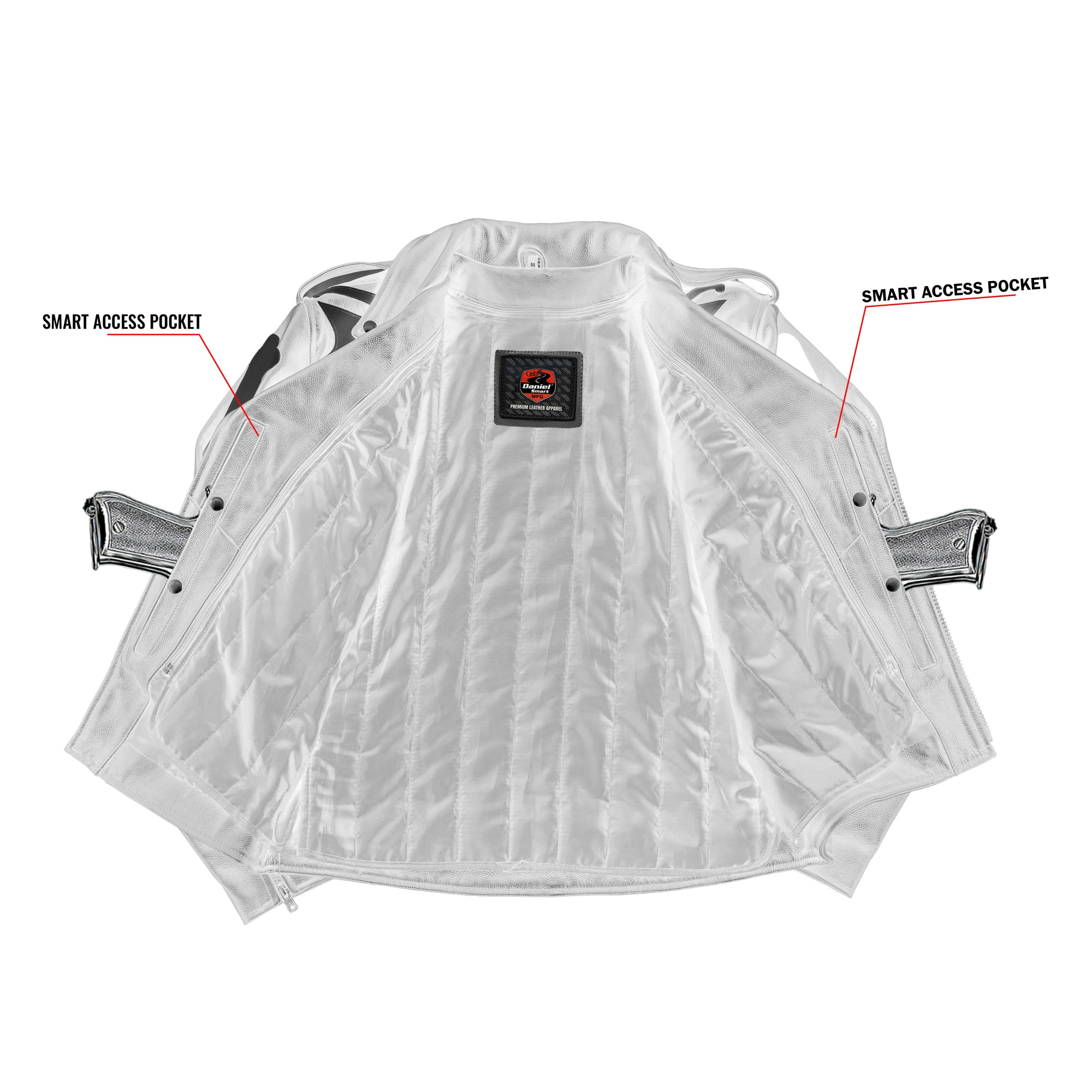 Hellbone - Men’s Leather Motorcycle Jacket