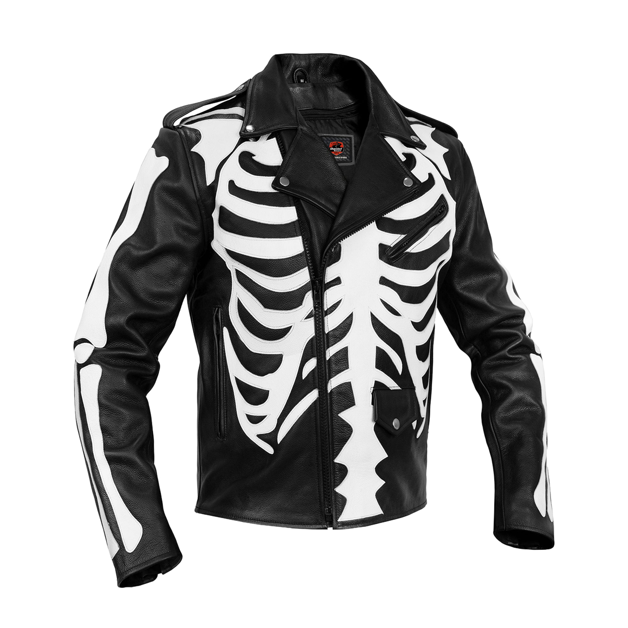 Hellbone - Men’s Leather Motorcycle Jacket