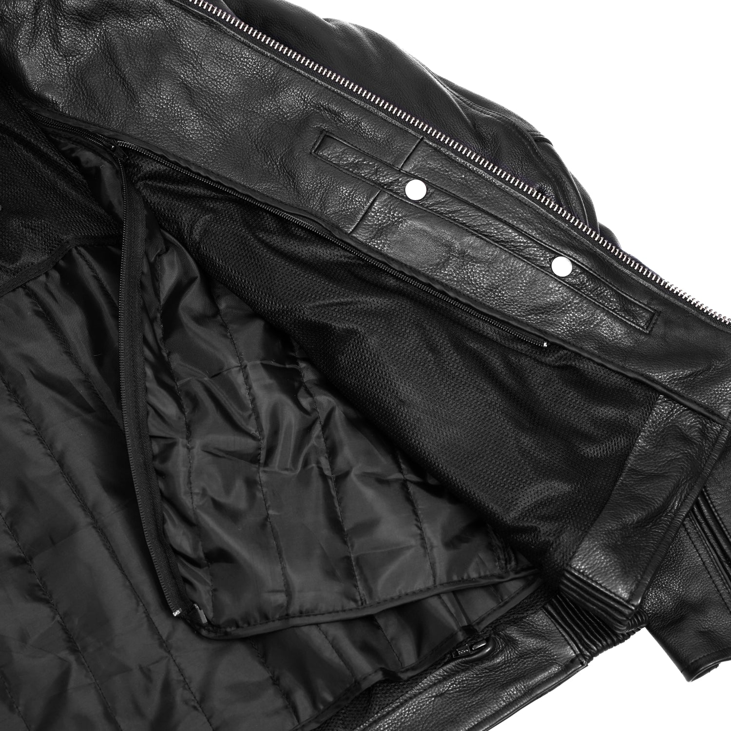 HellWay Men’s Leather Motorcycle Jacket