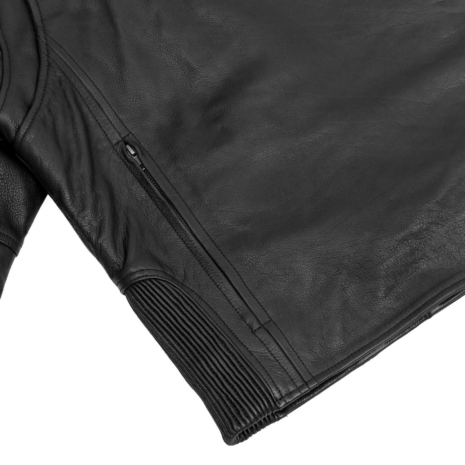 HellWay Men’s Leather Motorcycle Jacket